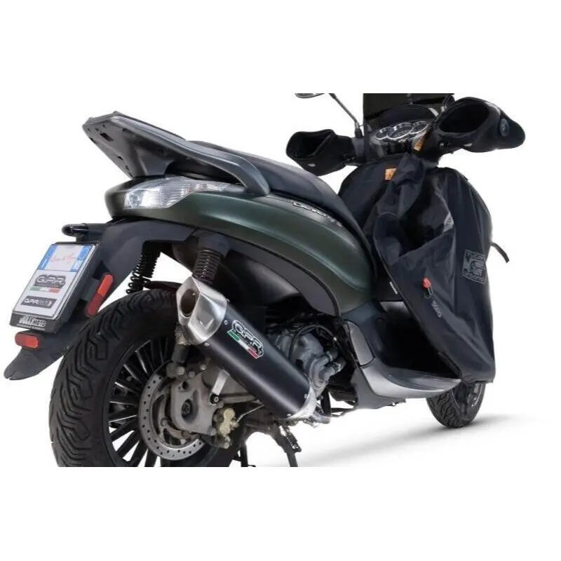 Homologierter Motorrad-Auspuff GPR Tech Furore Piaggio-X Beverly 300 i.e. ABS-S-Police 2016/2020 e4