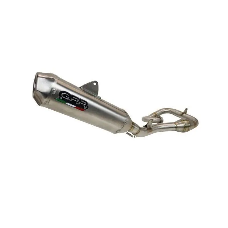 Edelstahl Motorrad Auspuff gebürstet unzulässig GPR Exhaust Pentacross Husqvarna FC 350 2019-2023