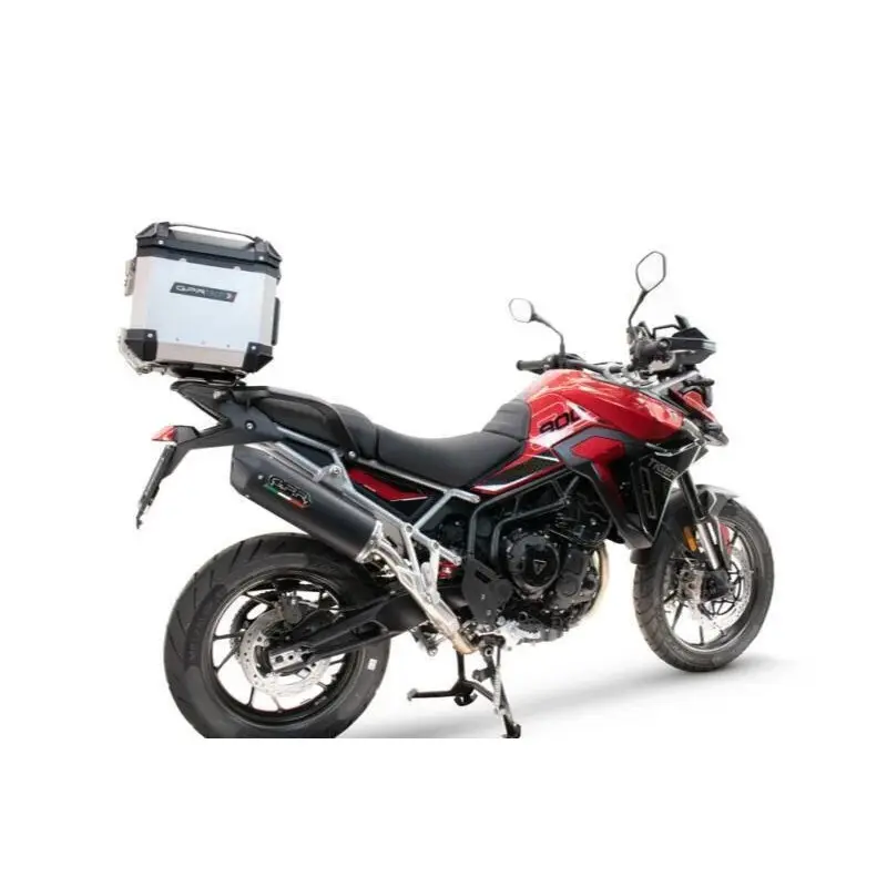 Aluminium-Motorradbox mit spezieller Platte enthalten GPR Tech Triumph Tiger 900 2024/2025 GT/Pro/Rally Pro