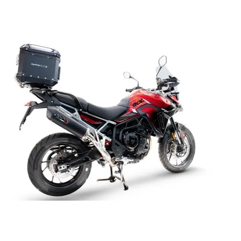 Aluminium-Motorradbox mit spezieller Platte enthalten GPR Tech Triumph Tiger 900 2024/2025 GT/Pro/Rally Pro