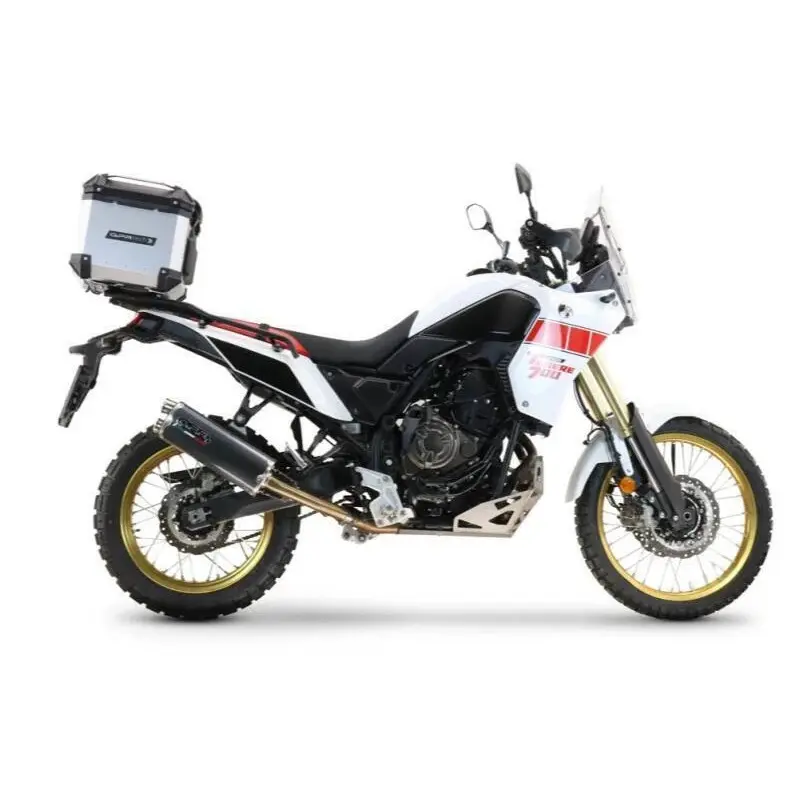 Topcase aus Aluminium mit Gepäckträger und spezifischer Platte GPR Tech Yamaha Tenere 700 2021/2024 E5