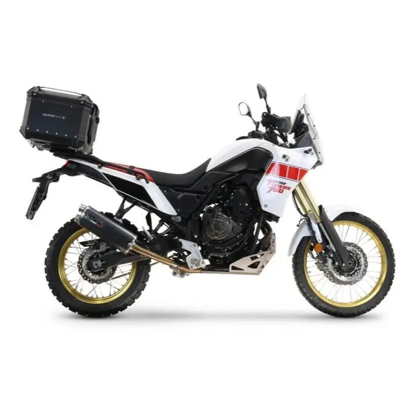Topcase aus Aluminium mit Gepäckträger und spezifischer Platte GPR Tech Yamaha Tenere 700 2021/2024 E5