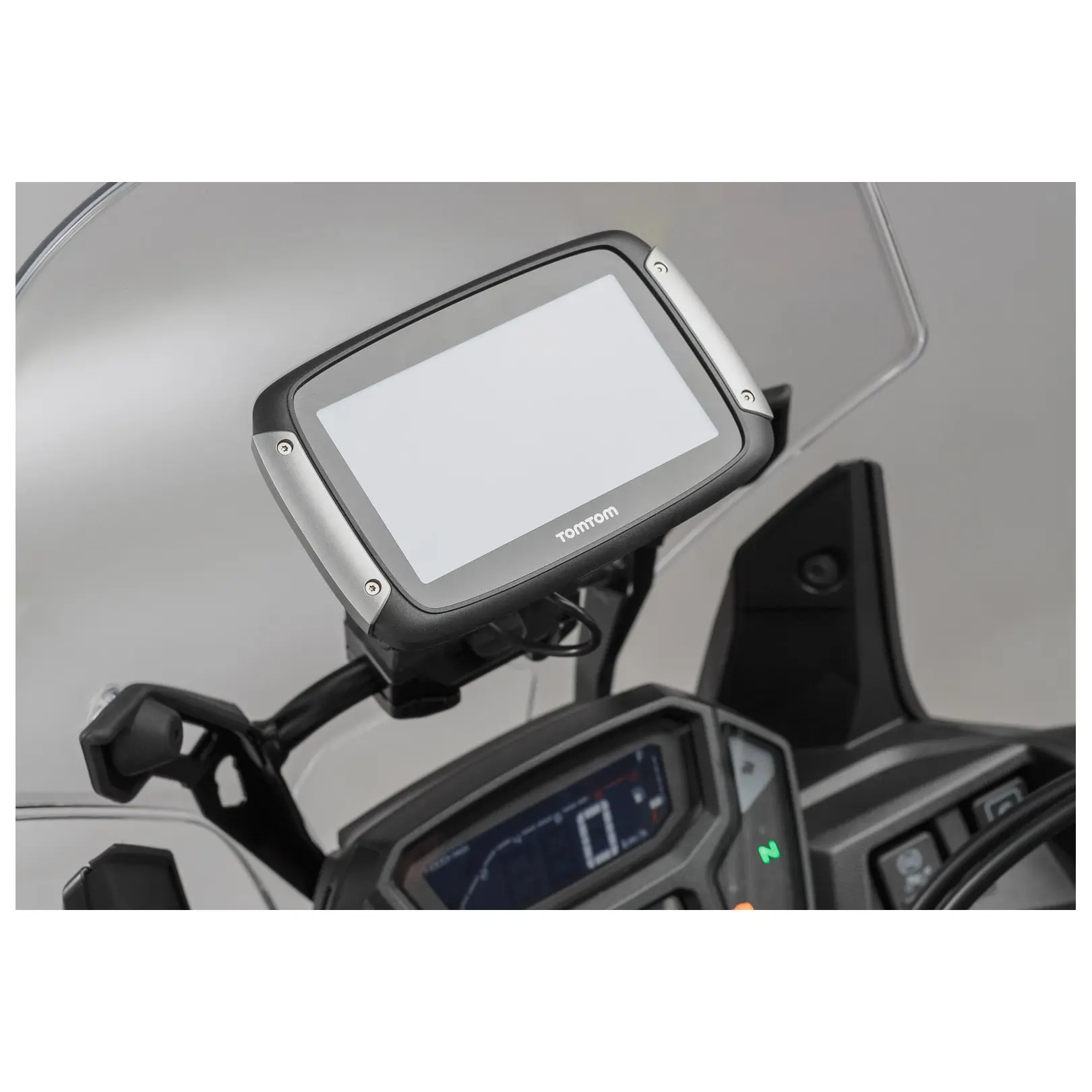 Motorrad-GPS-Halterung für Stange Durchm. 10/12mm SW-Motech