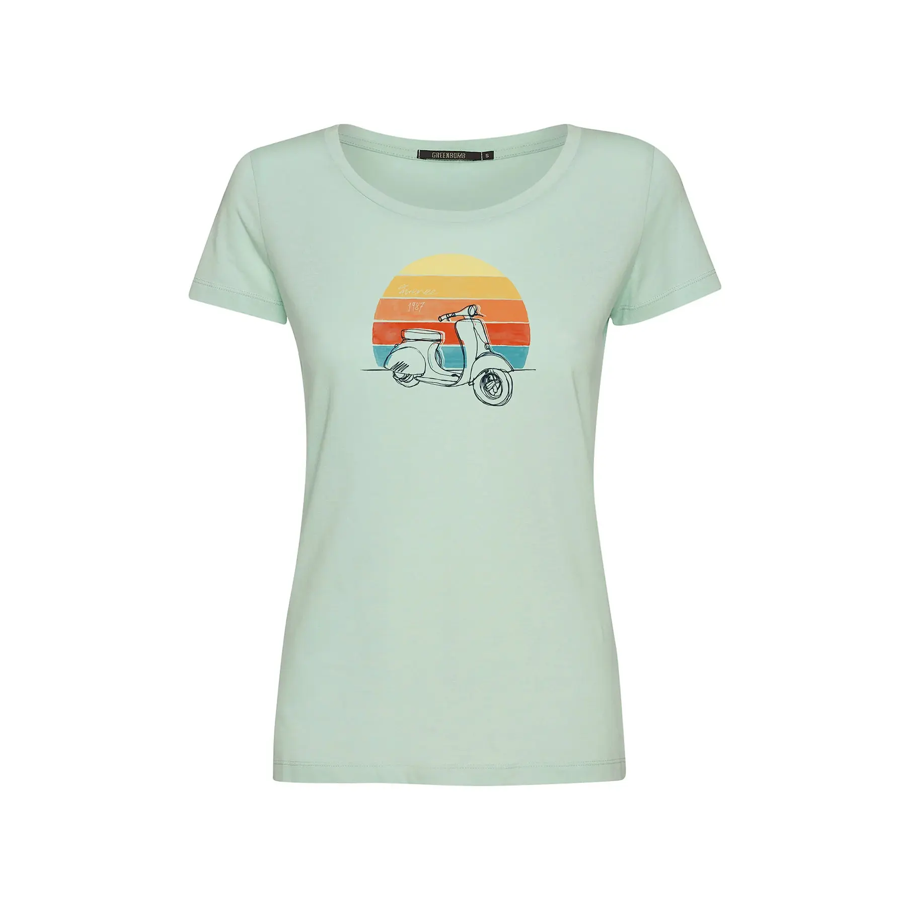 T-shirt dames Greenbomb Lifestyle Scooter Loves
