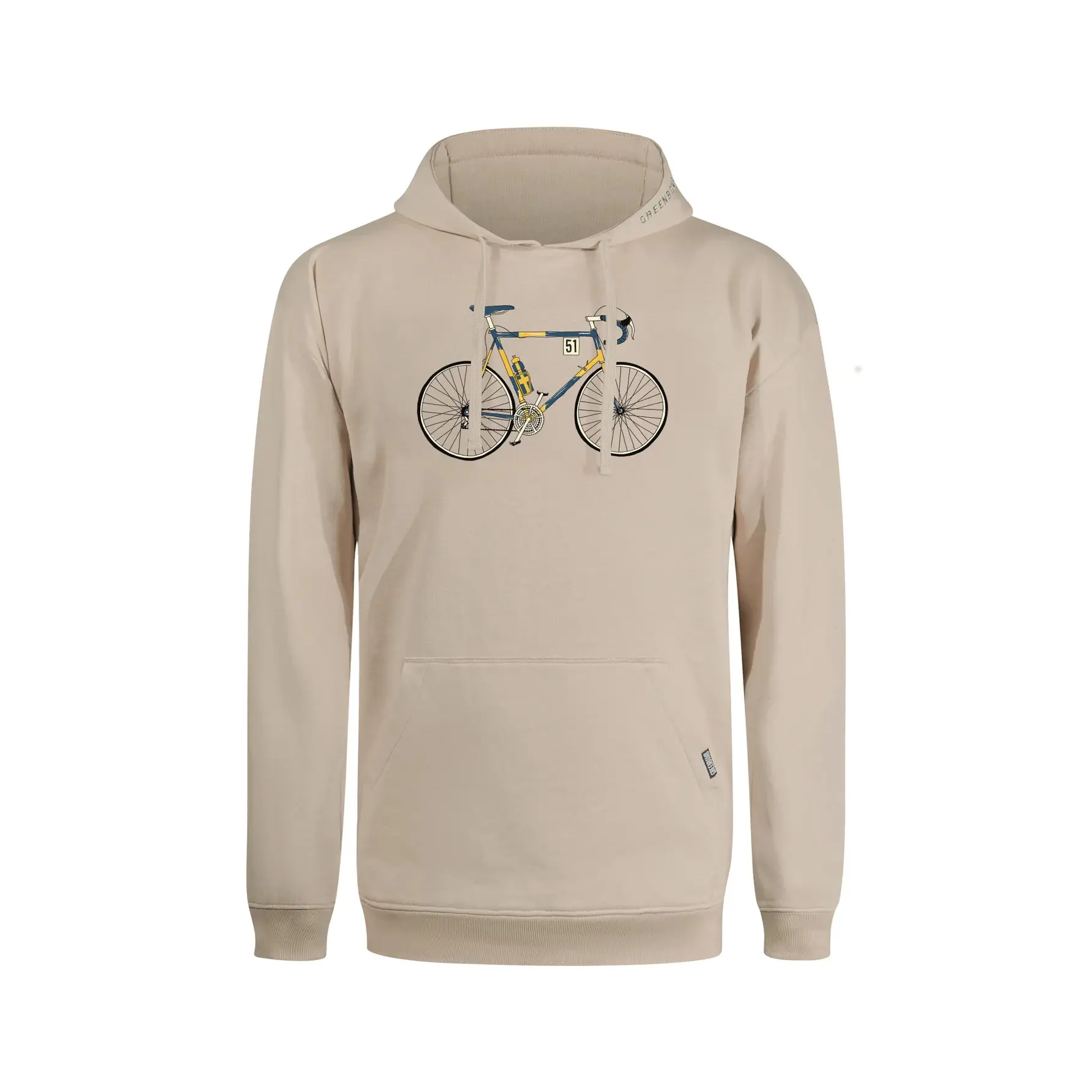 Hoodie Greenbomb Bike Knut Joy Gots