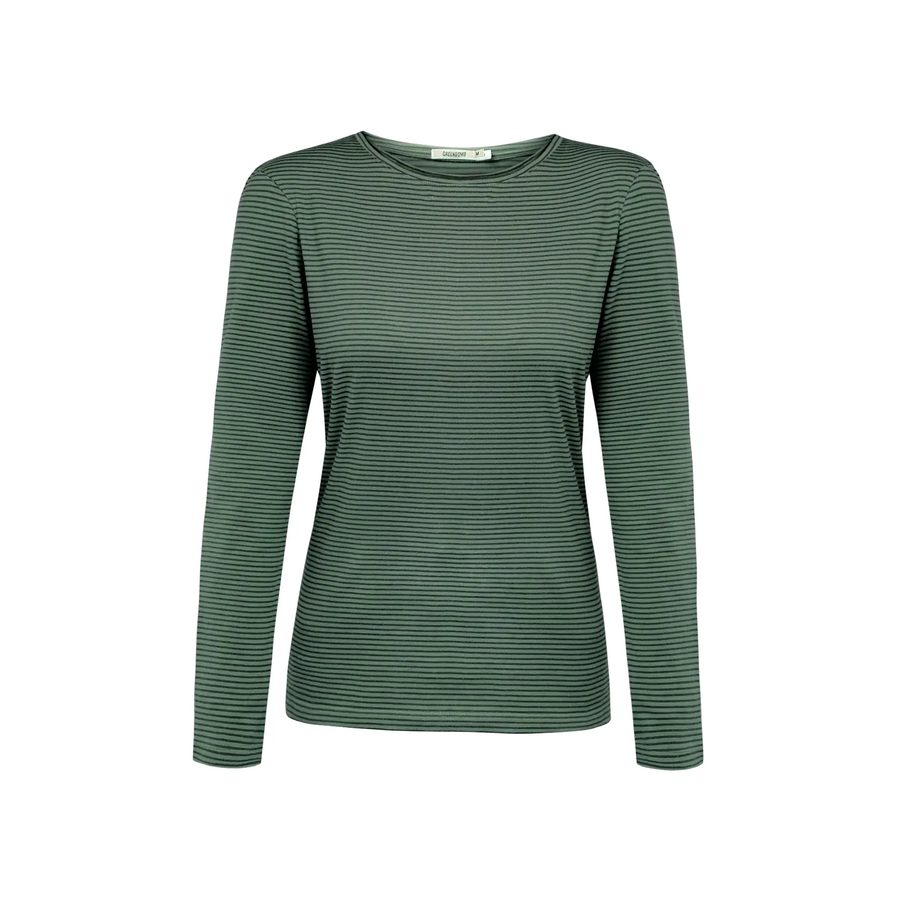 Dames-T-shirt met lange mouwen Greenbomb Basic