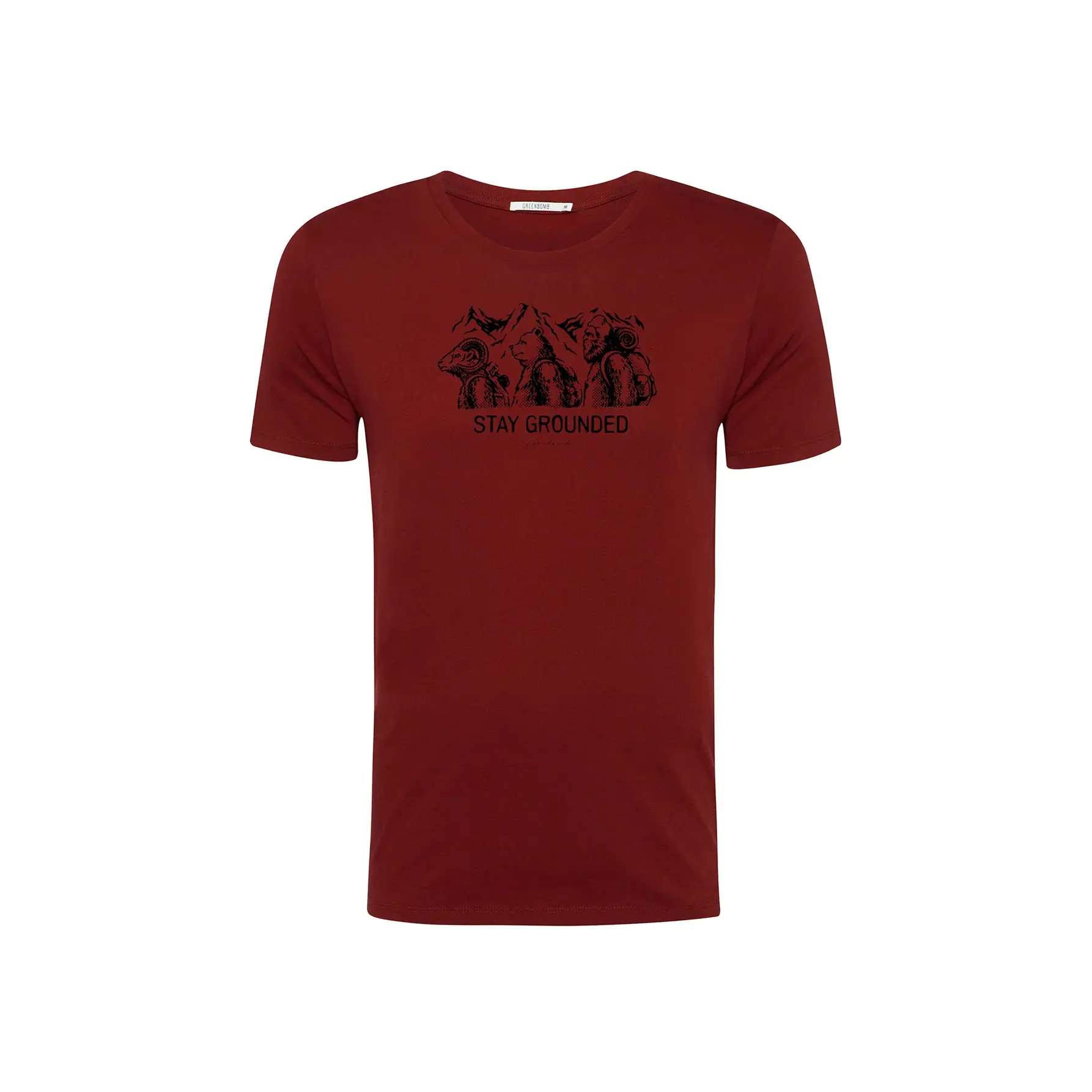 T-shirt Greenbomb Animal Stay Grounded Guide