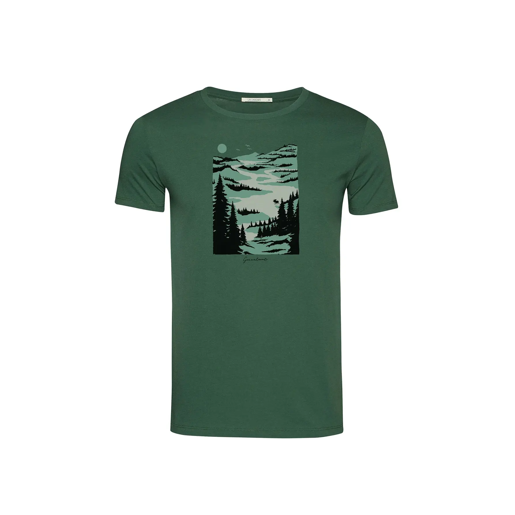 T-shirt Greenbomb Nature Lakeside Guide