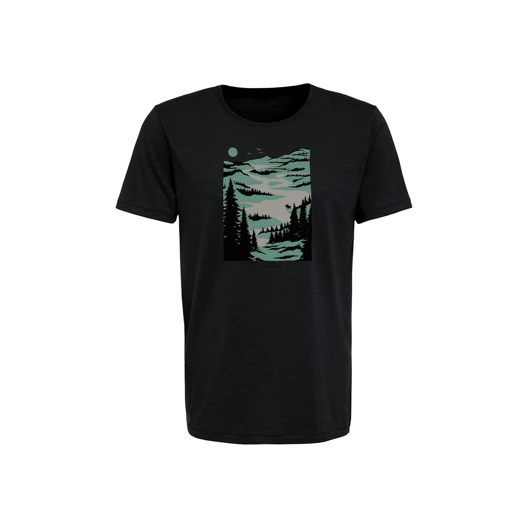 T-shirt Greenbomb Nature Lakeside Spice