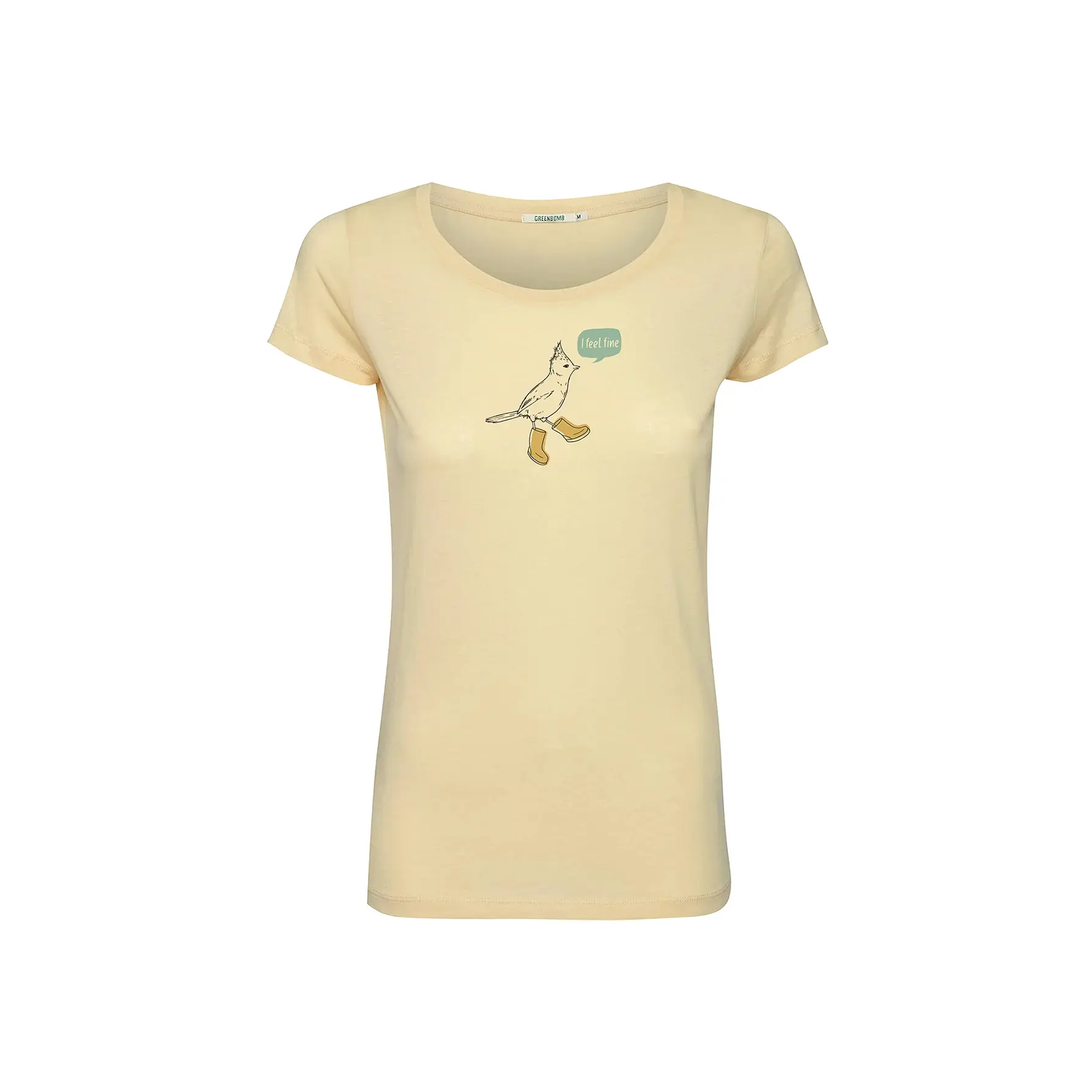 T-shirt dames Greenbomb Animal Bird Fine Loves
