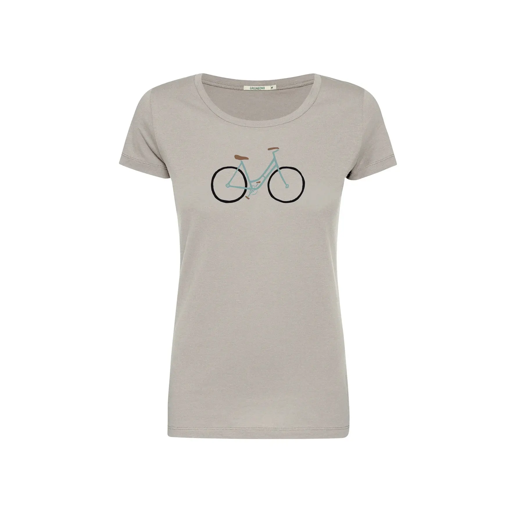 T-shirt da donna Greenbomb Bike Freehand Loves
