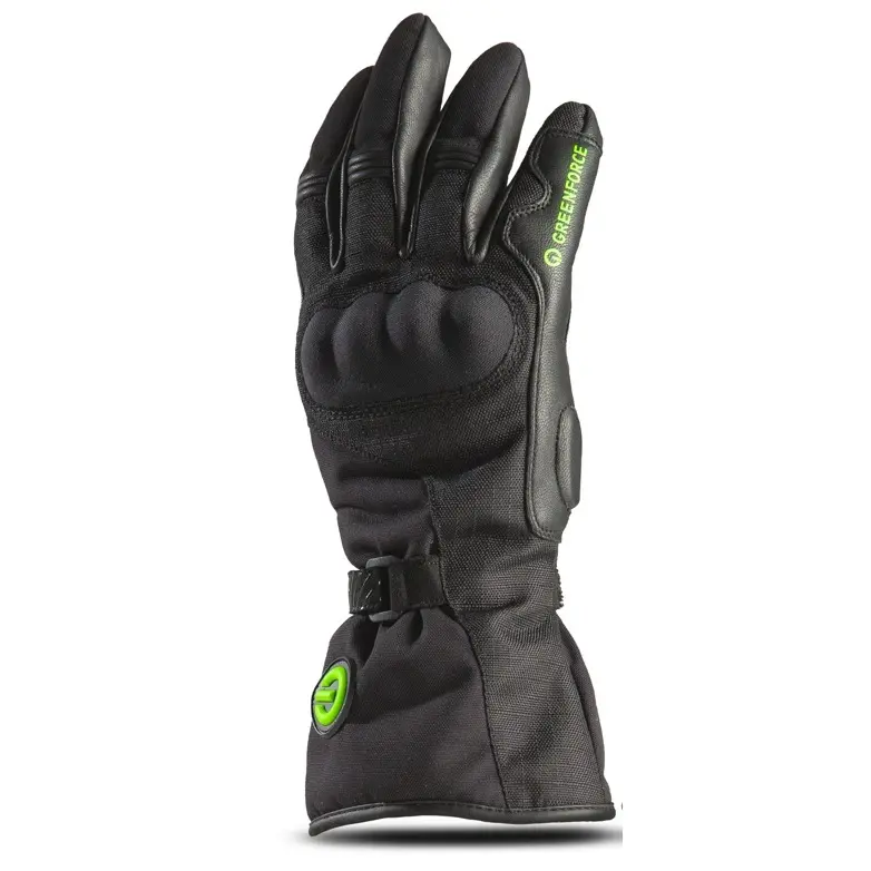 Motorhandschoenen Voor De Winter Van Textiel En Leer Greenforce Hybrid-image