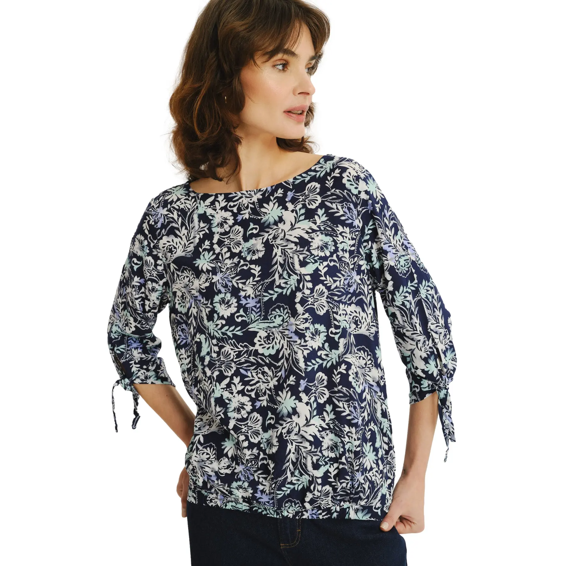 Image of Bluse, 3/4-Ärmel, Damen Greenpoint Regular January