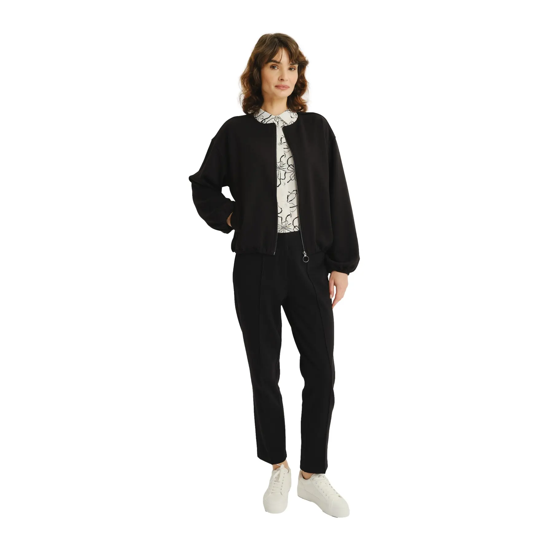 Image of Sweatshirt mit Reißverschluss, Damen Greenpoint Regular January