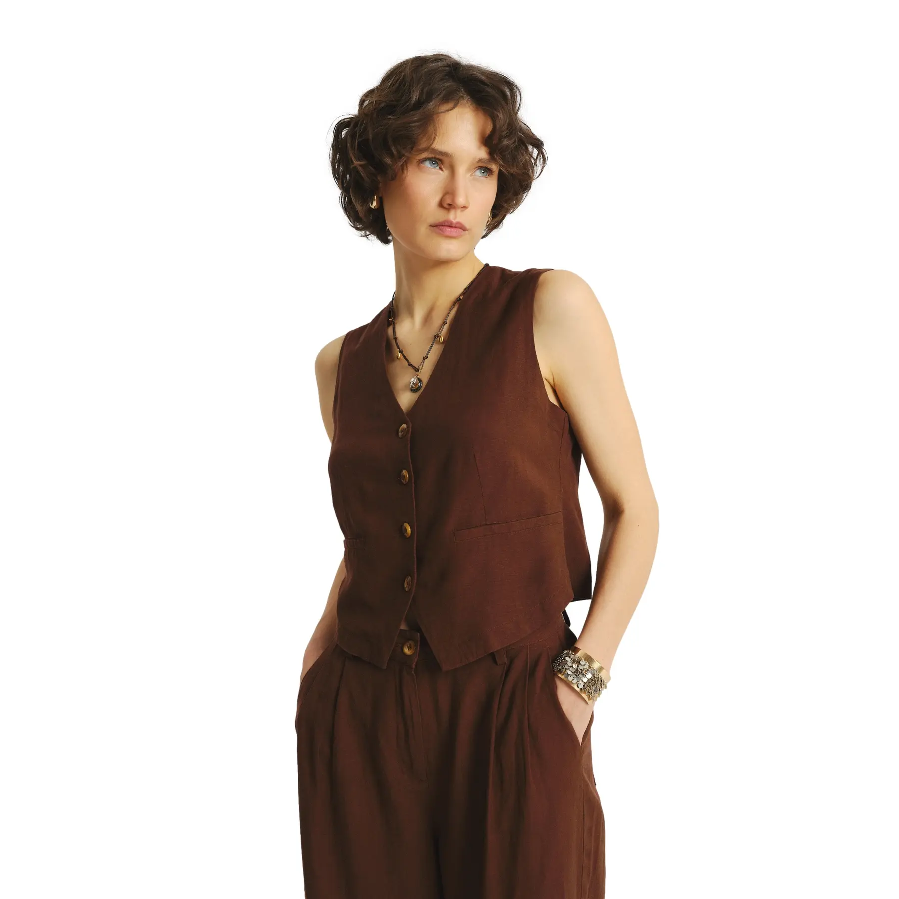 Gilet da costume classico donna