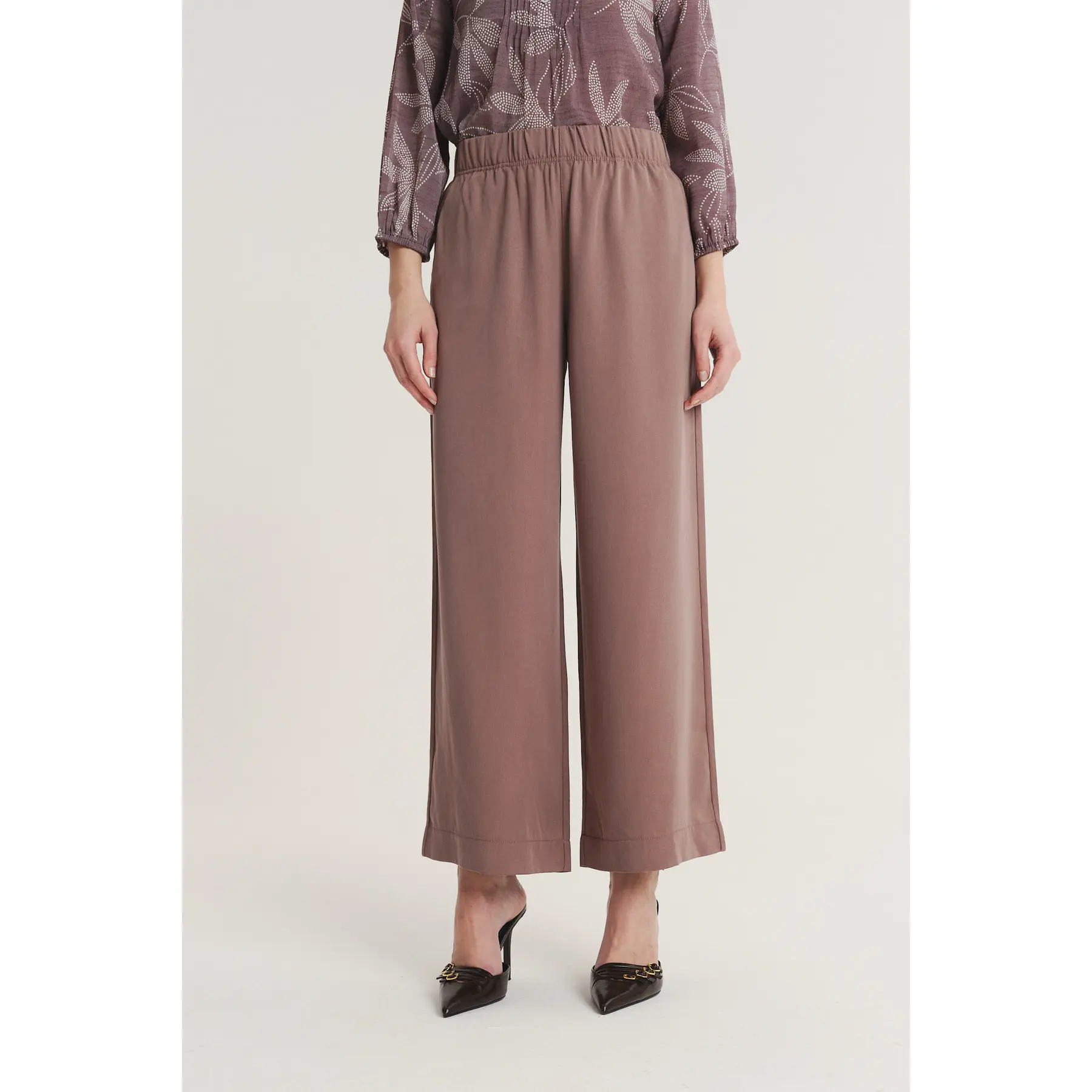 Schmaler Damen-Hose mit Gummizug Greenpoint Regular March