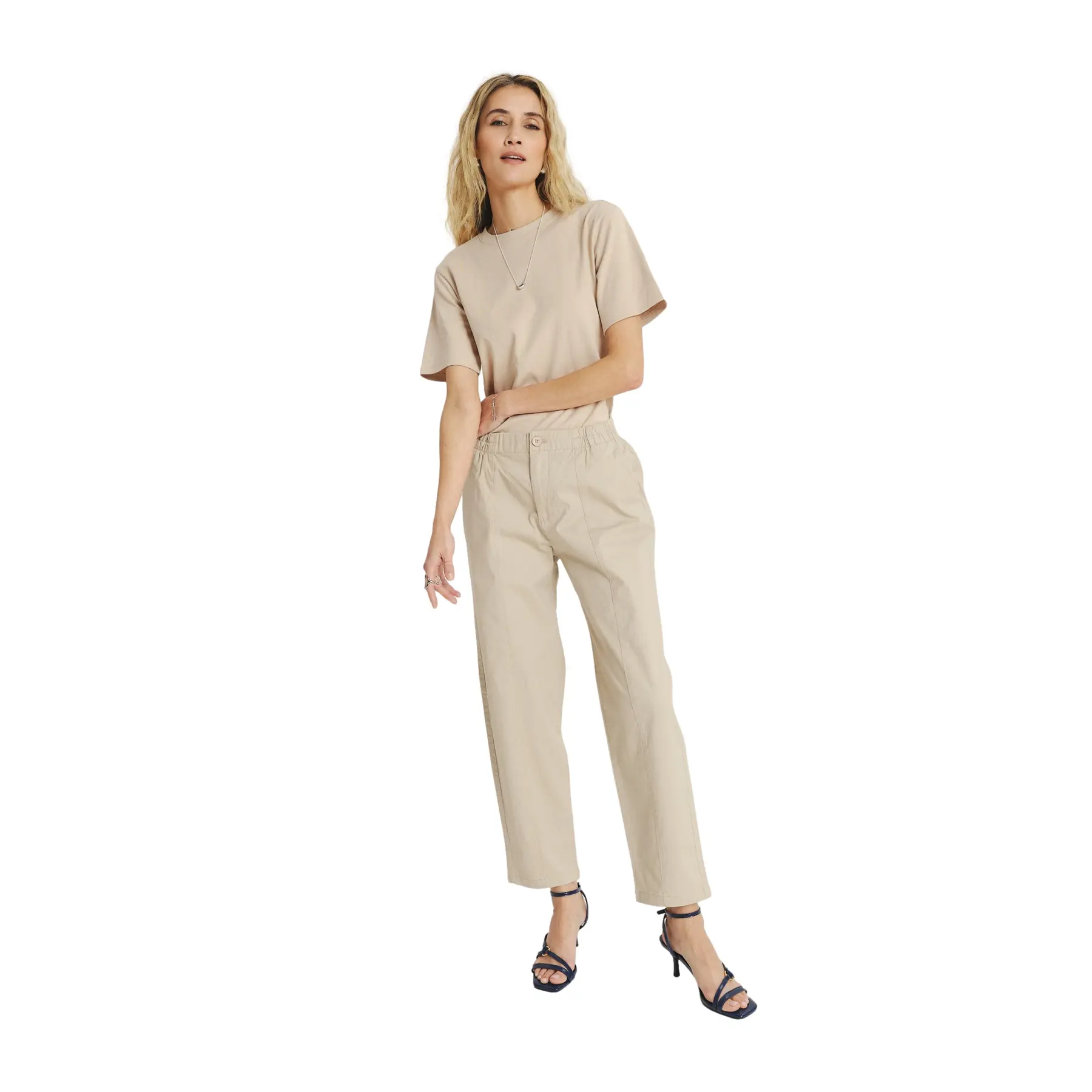 Image of Damenhose mit elastischem Bund Greenpoint Regular March