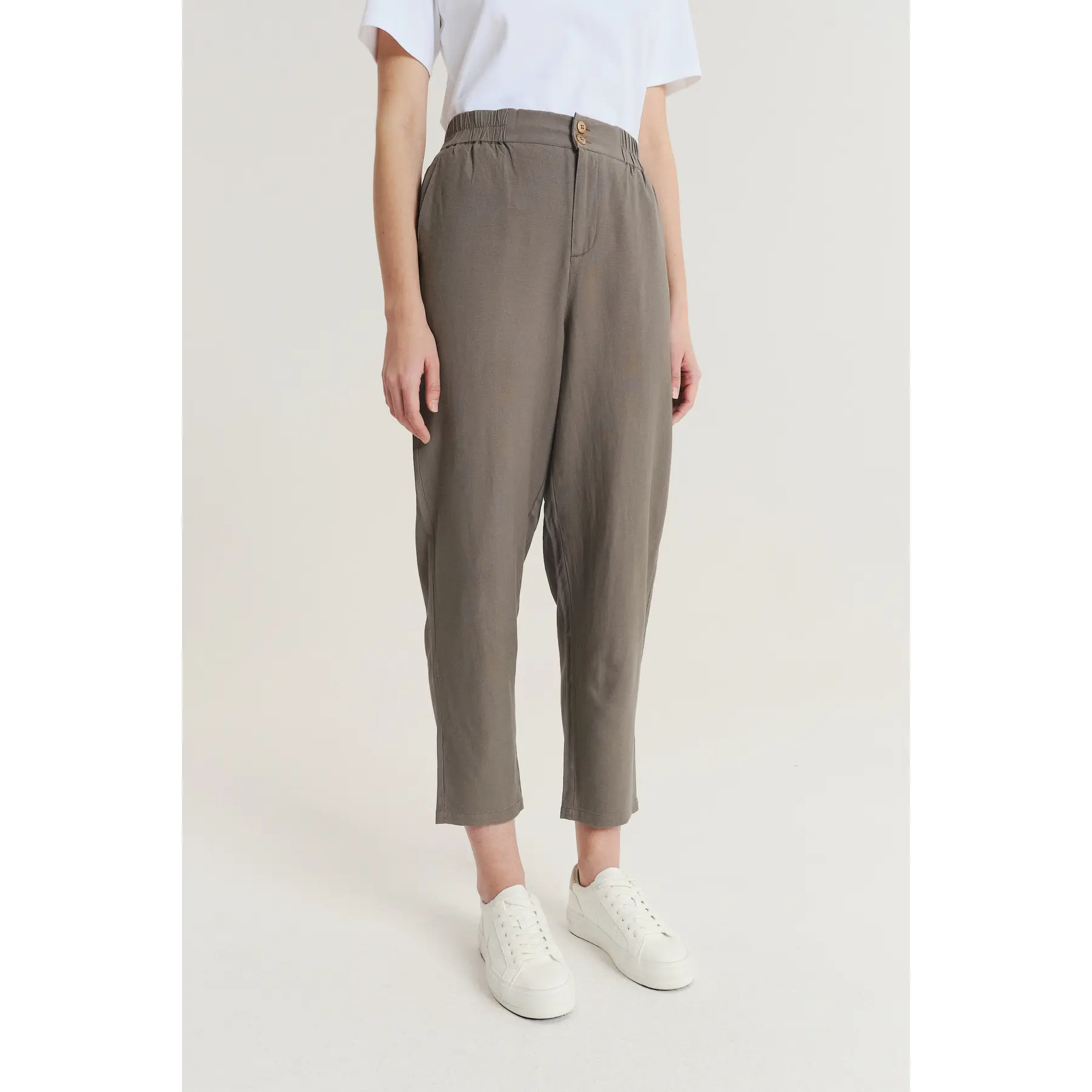Pantaloni comodi con vita elastica donna  Regular March