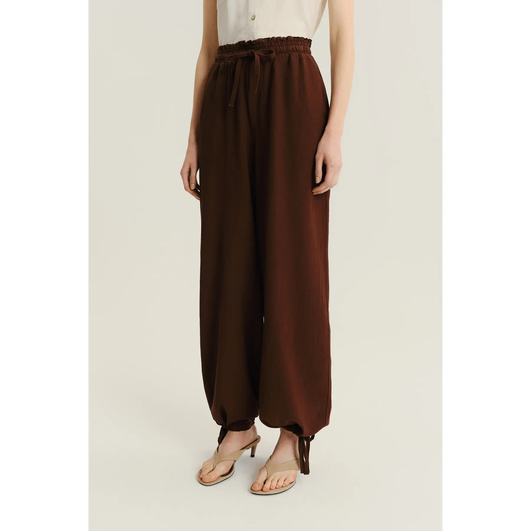 Leinen-Viscose-Hose Damen Greenpoint