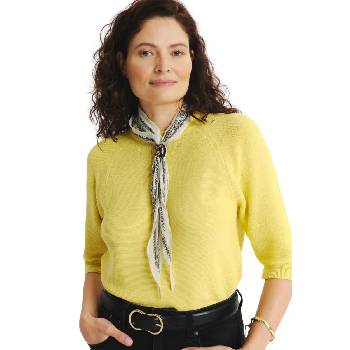 Pullover mit 3/4-Ärmeln, Damen Greenpoint Regular February