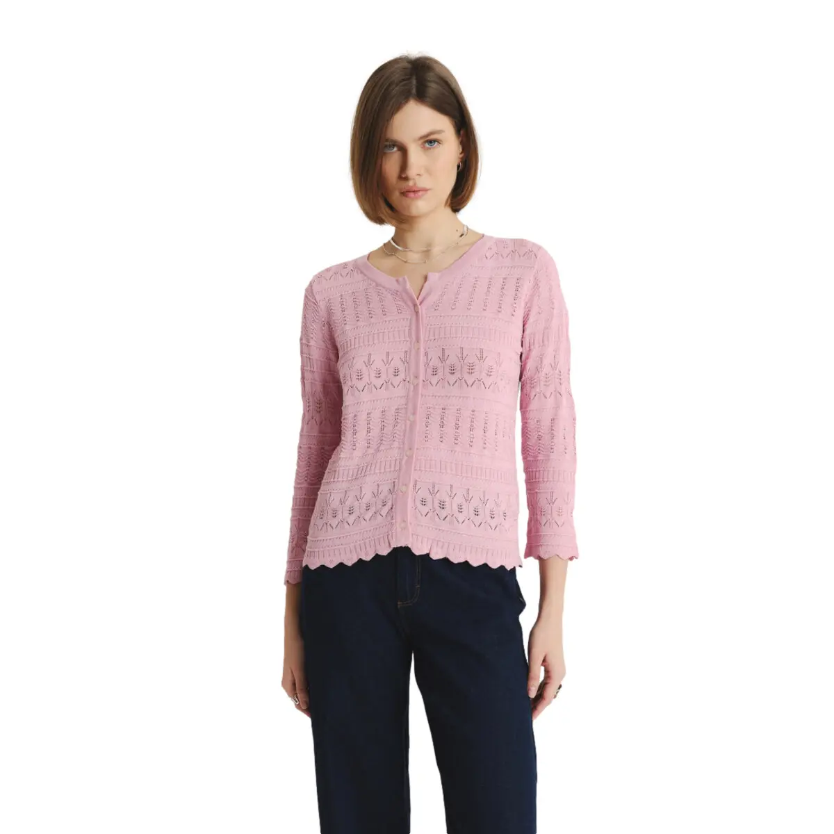 Discreter Lochpull Damen Greenpoint Regular March