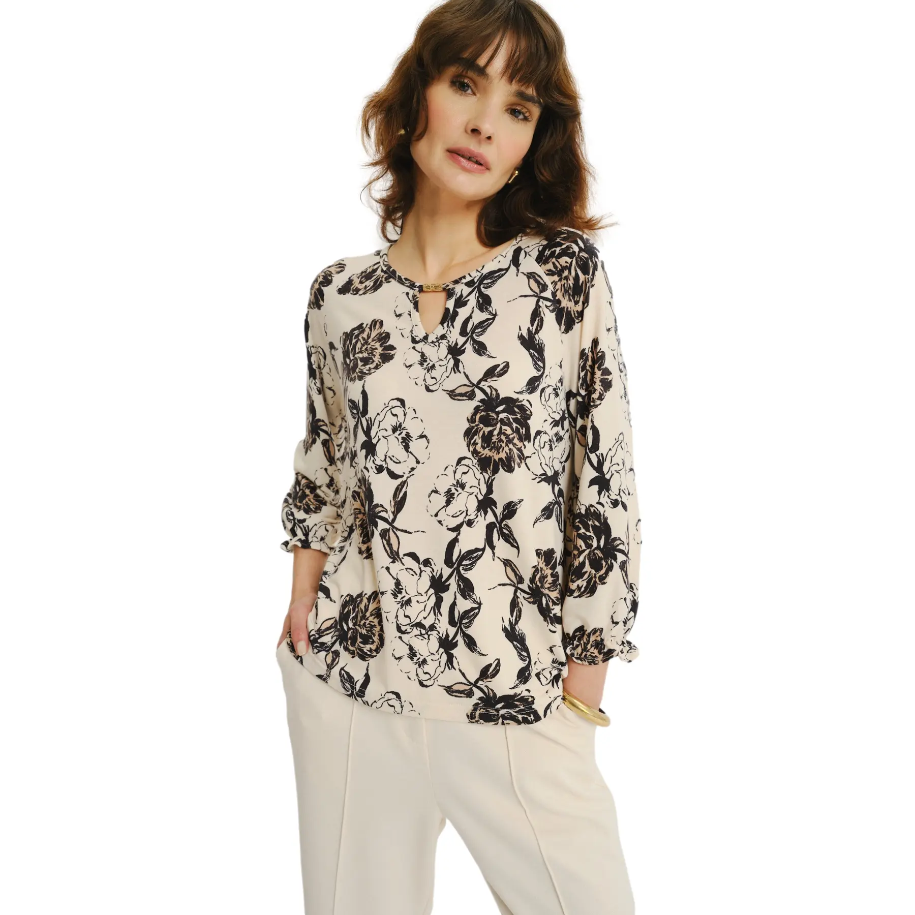 Camicetta donna con maniche a 3/4  Regular January