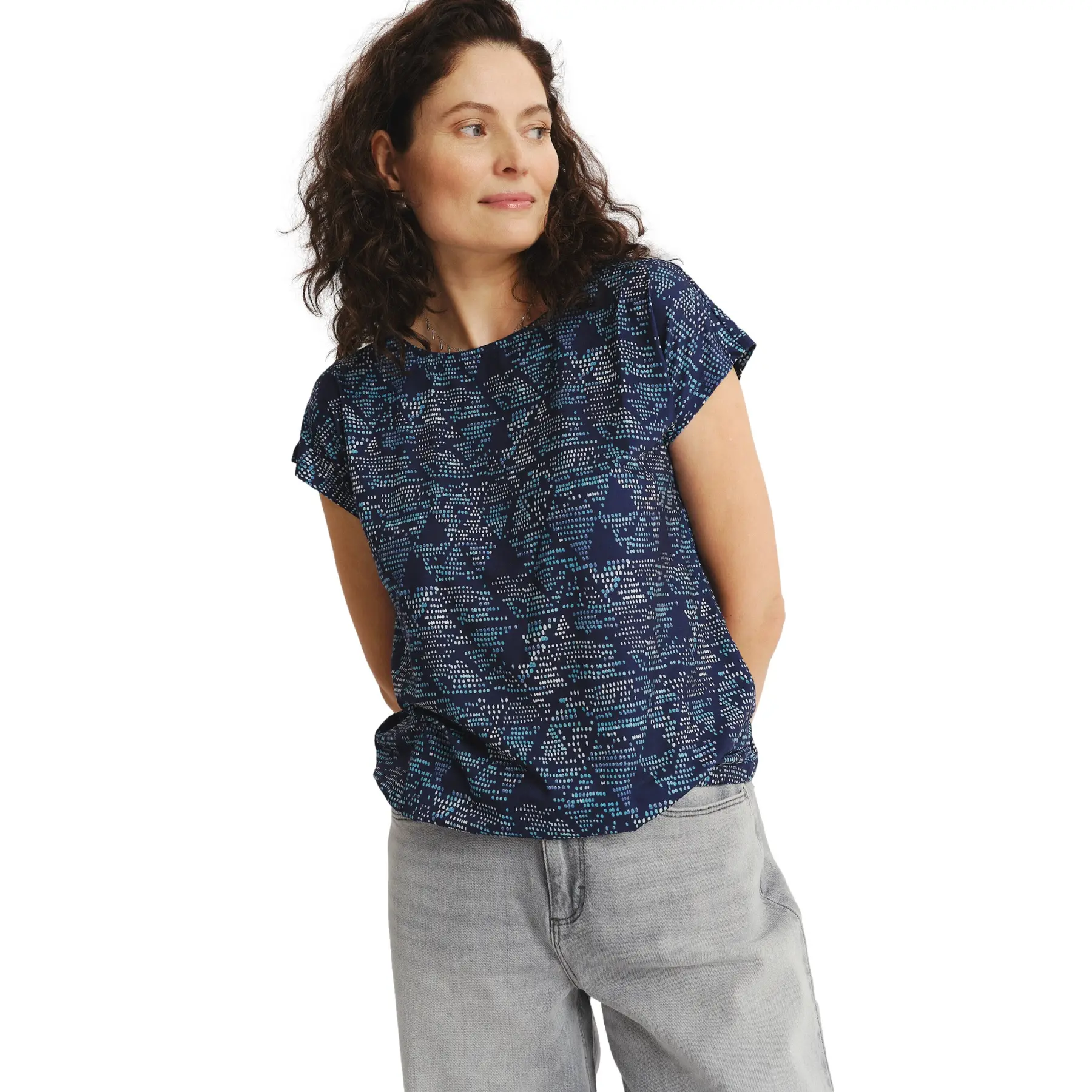 T-shirt in fantasia da donna  Regular January