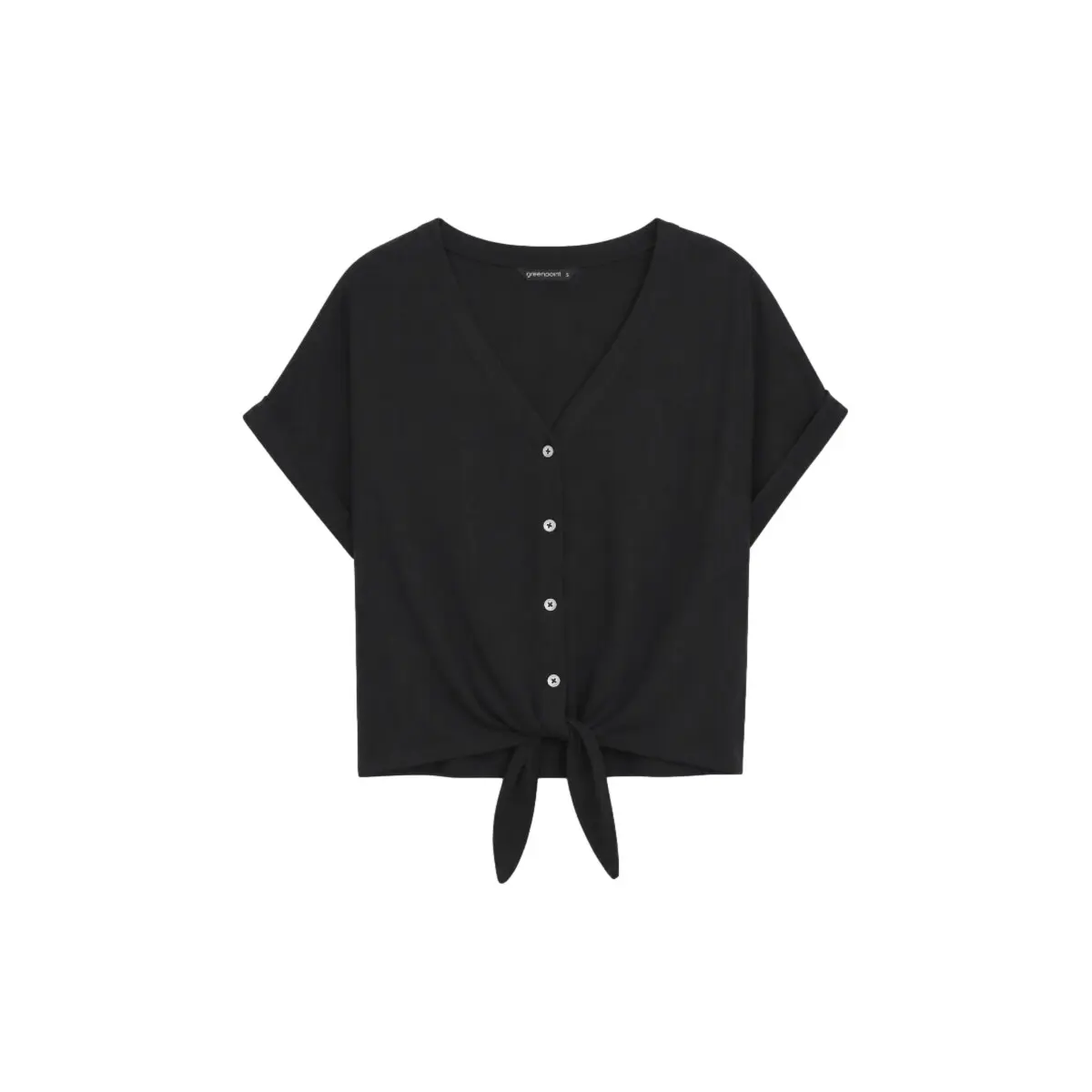 Blusa ampia con nodo donna  Regular