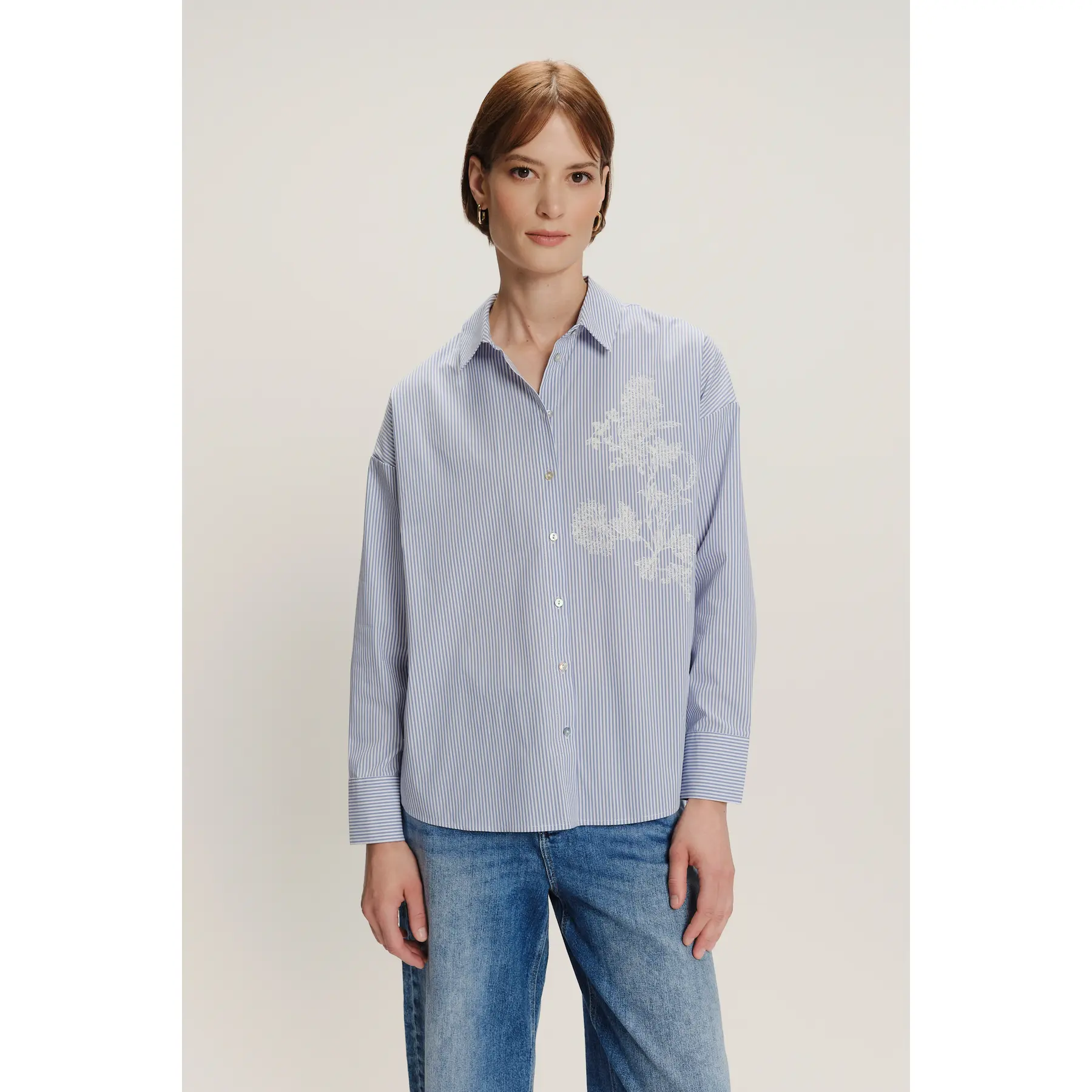 Women's Long Sleeve Striped Shirt Greenpoint