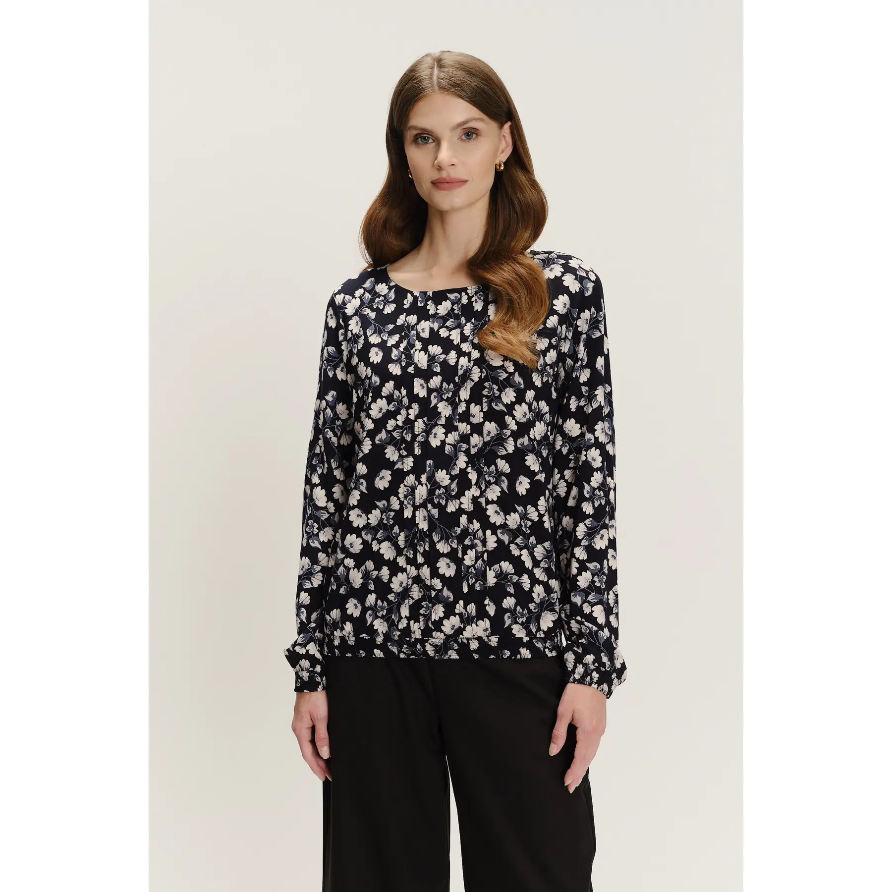 Image of Damen Bluse mit Blumenmuster Greenpoint