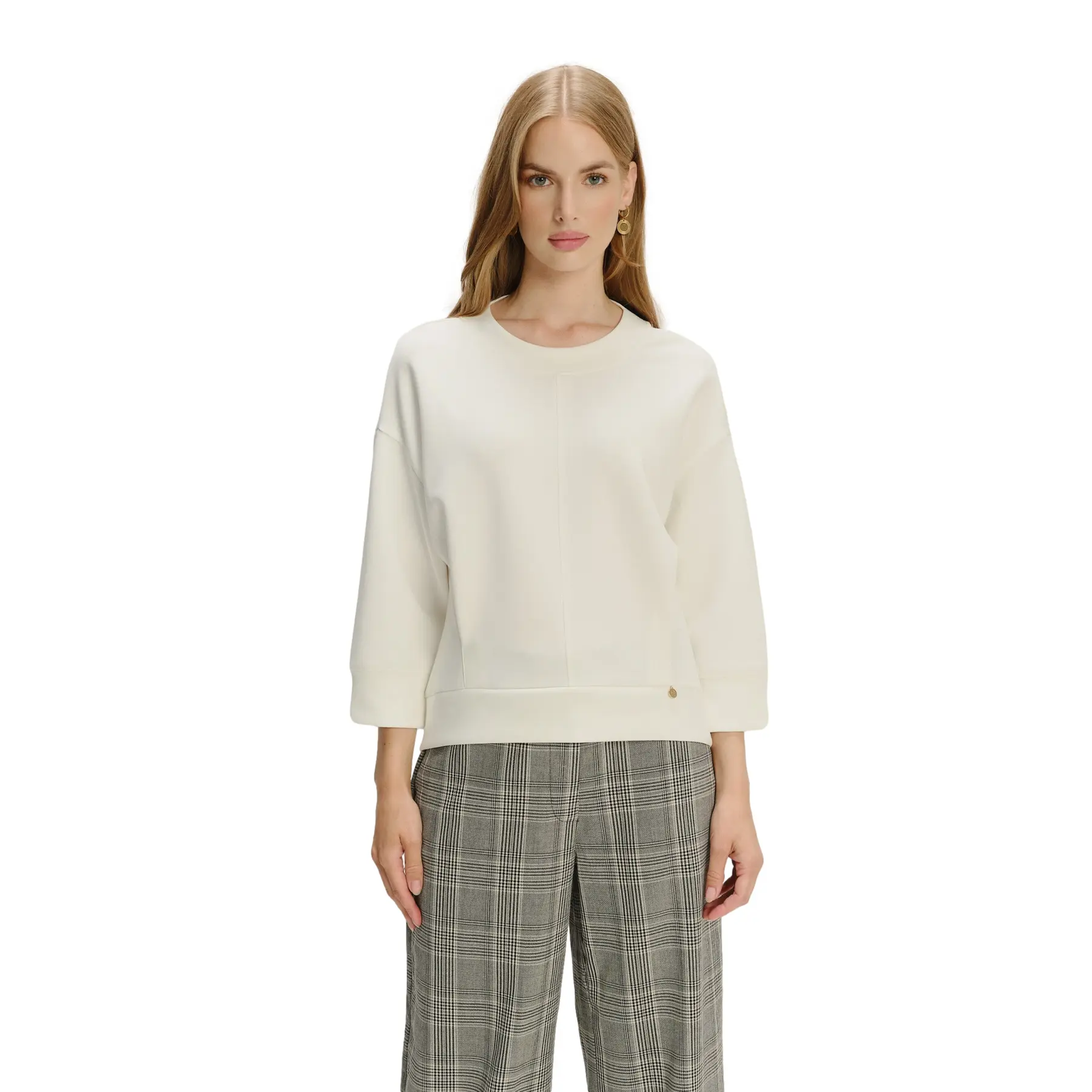 Felpa maniche 3/4 donna