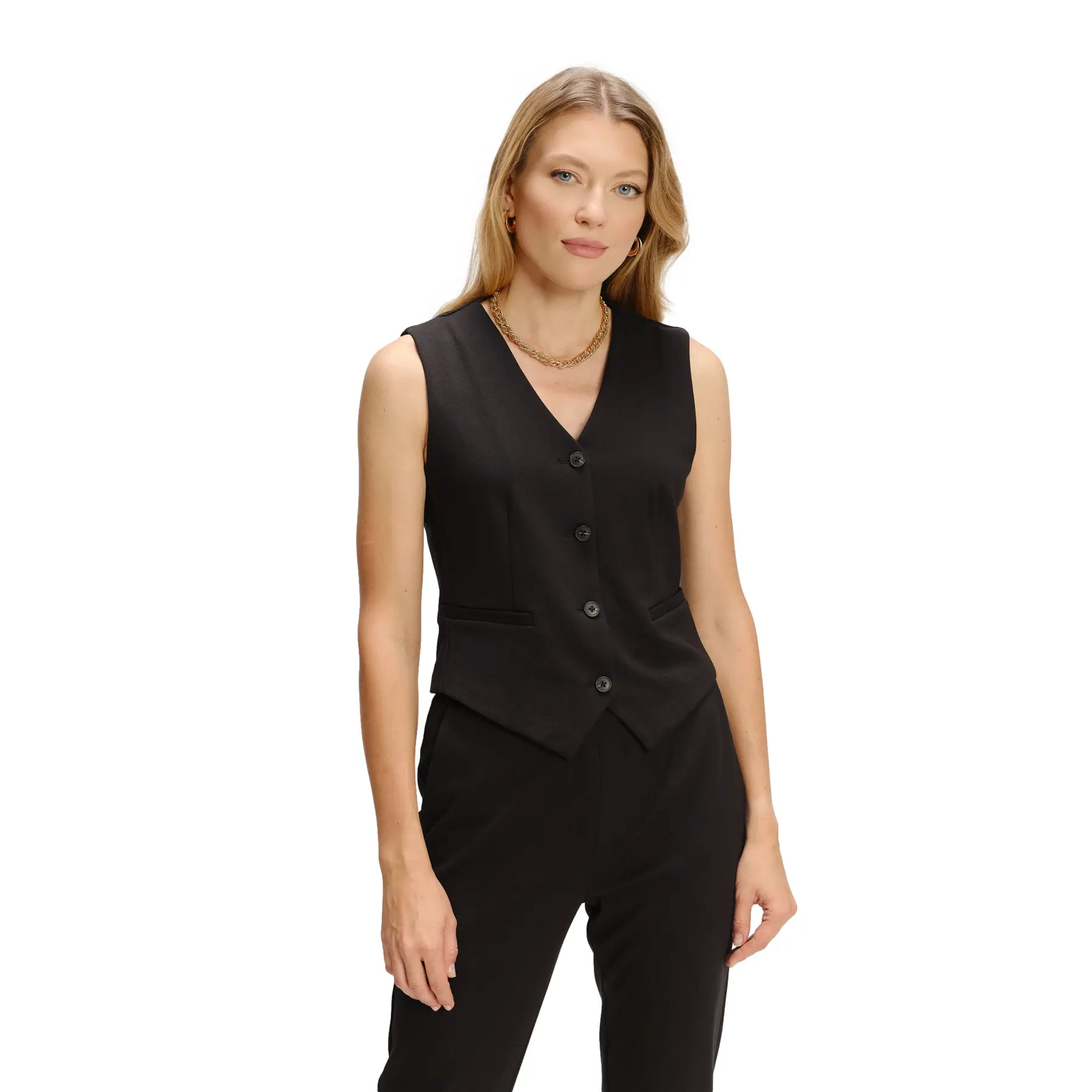 Gilet da costume classico chiuso donna