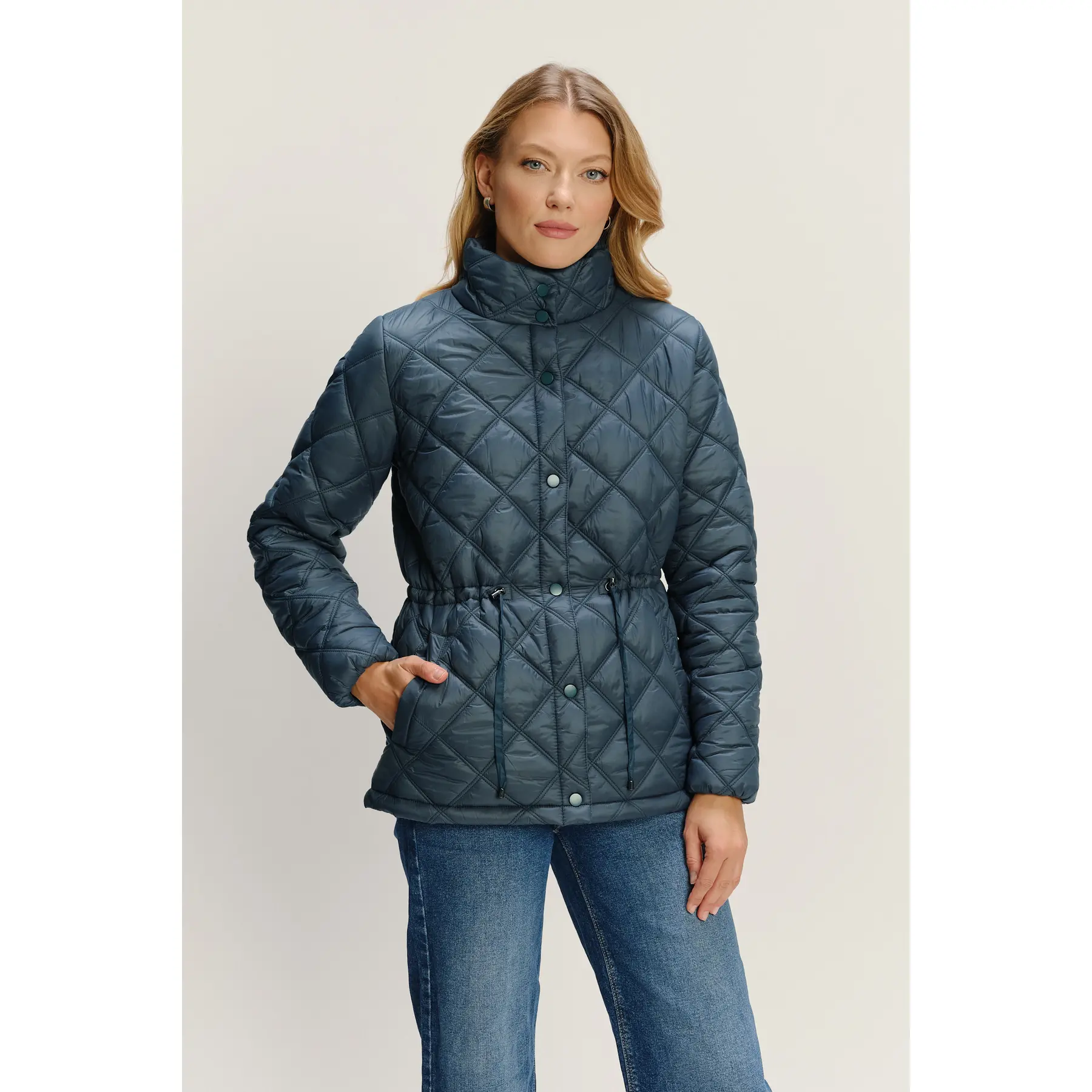 Damen Steppjacke mit hohem Kragen Greenpoint