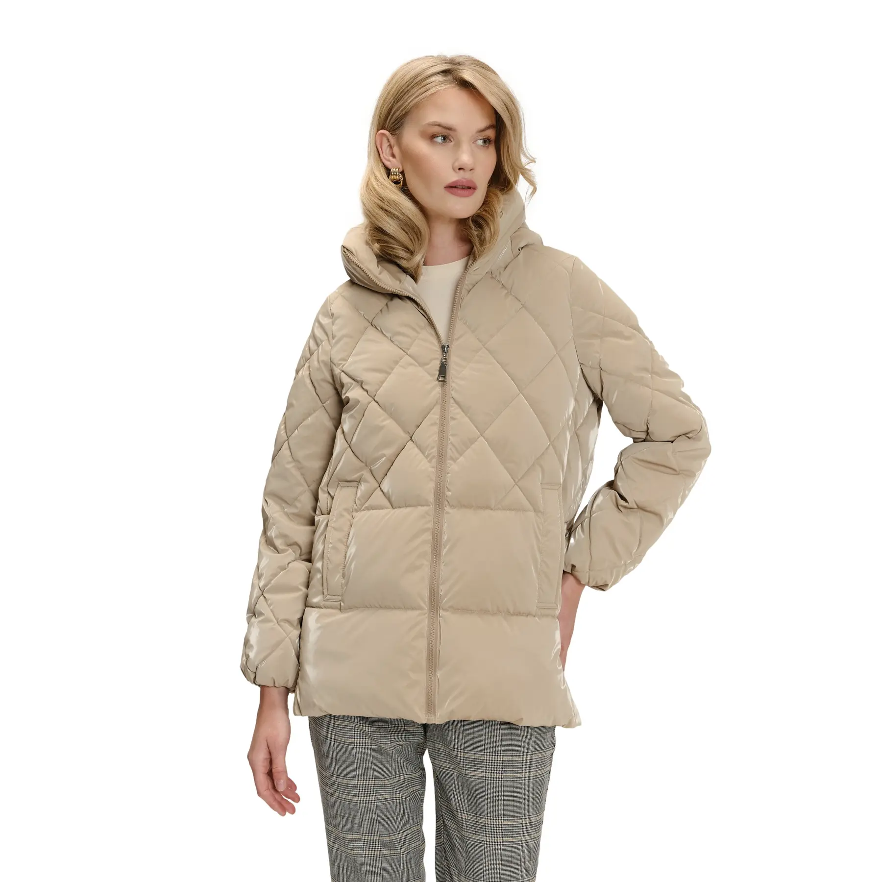 Image of Damen Steppjacke mit Reißverschluss Greenpoint