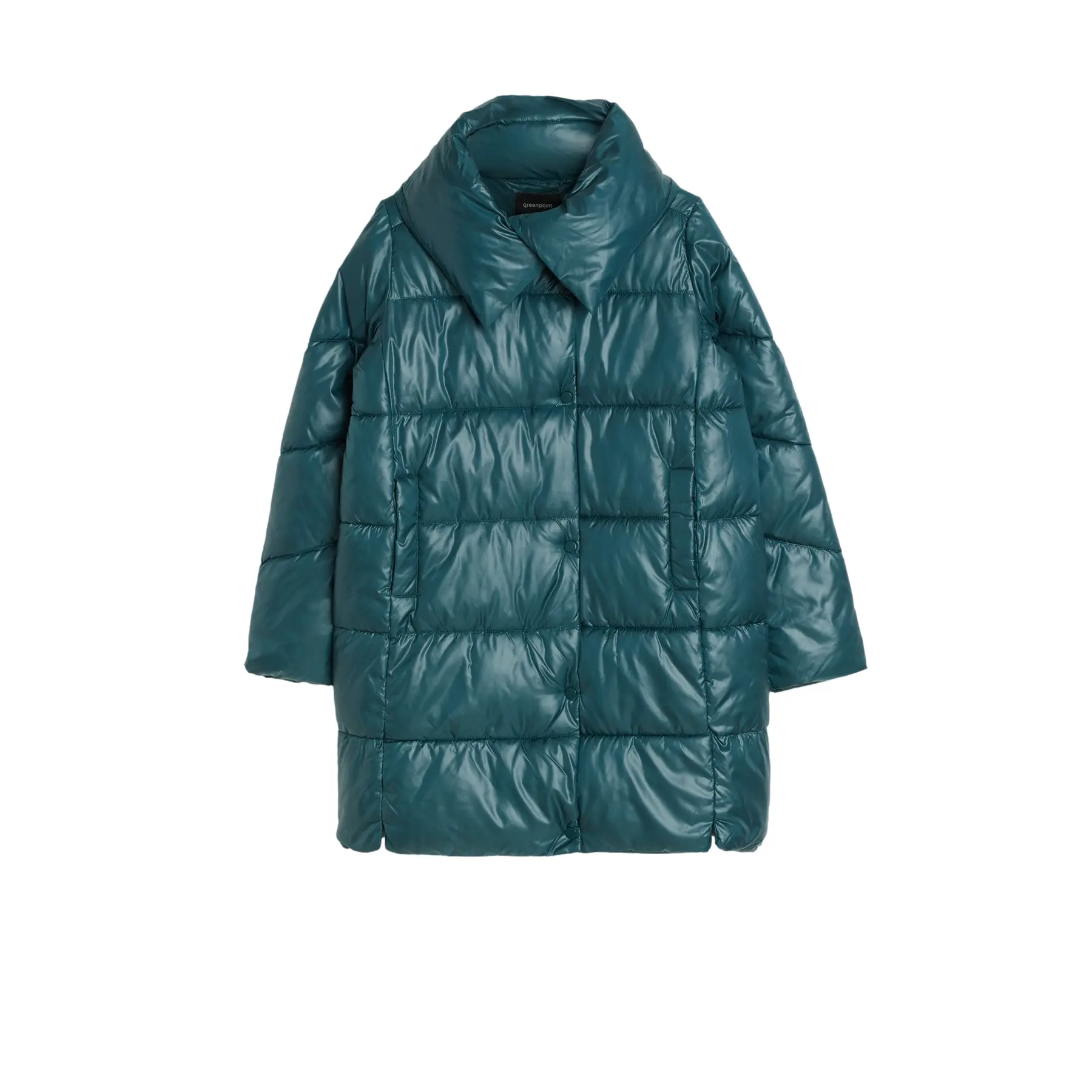 Doudoune con chiusura a bottoni donna