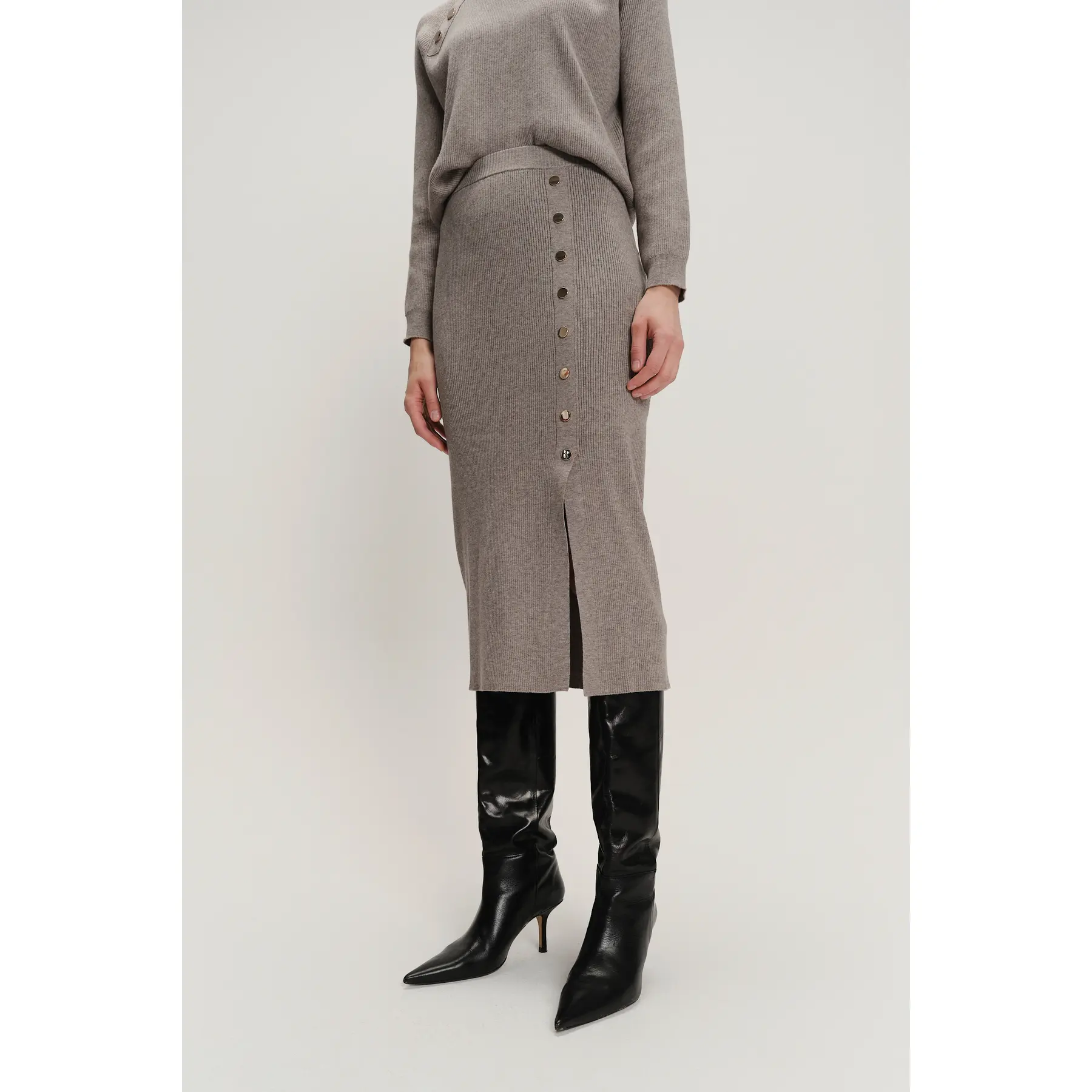 Gonna da donna in maglia