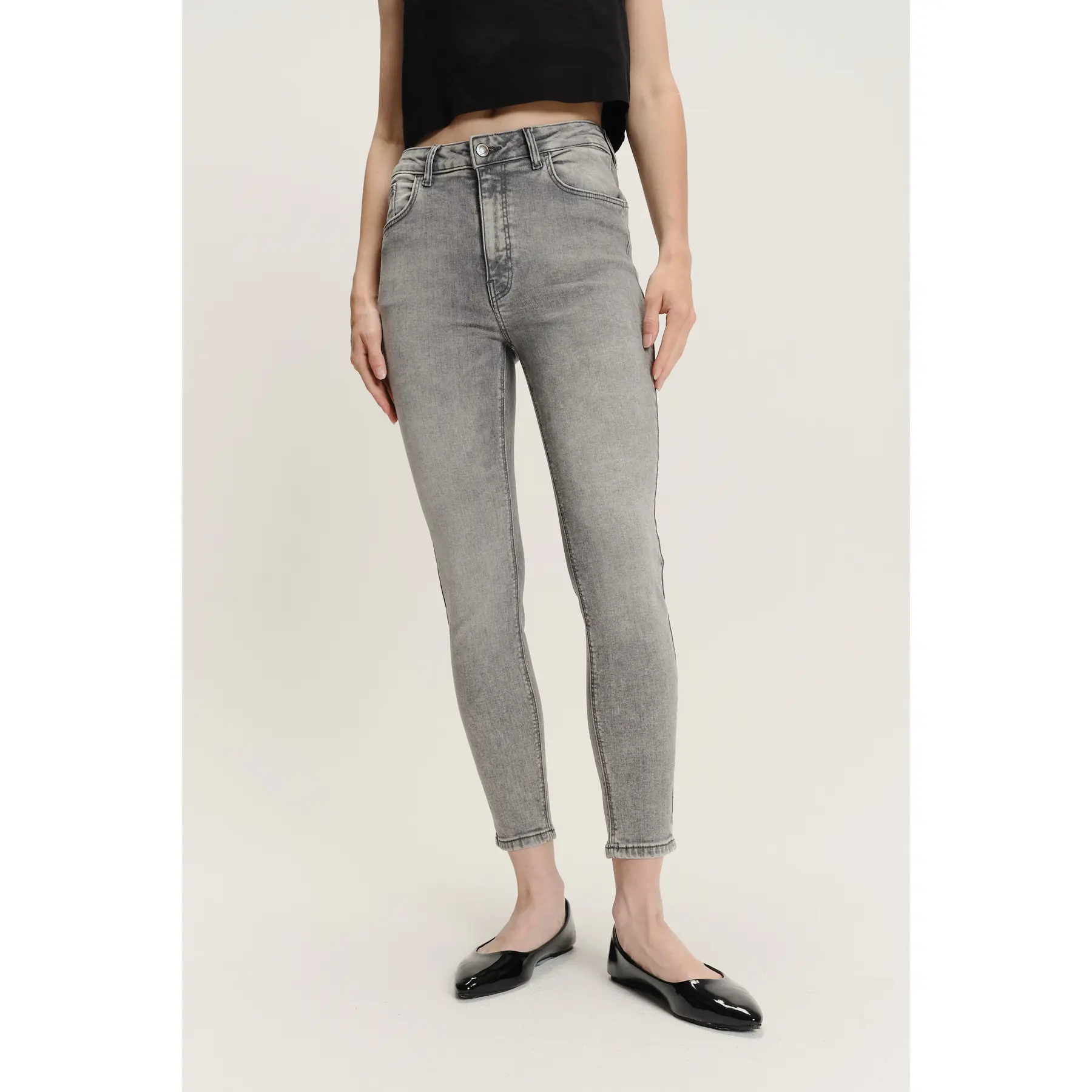 Jeans slim in denim donna