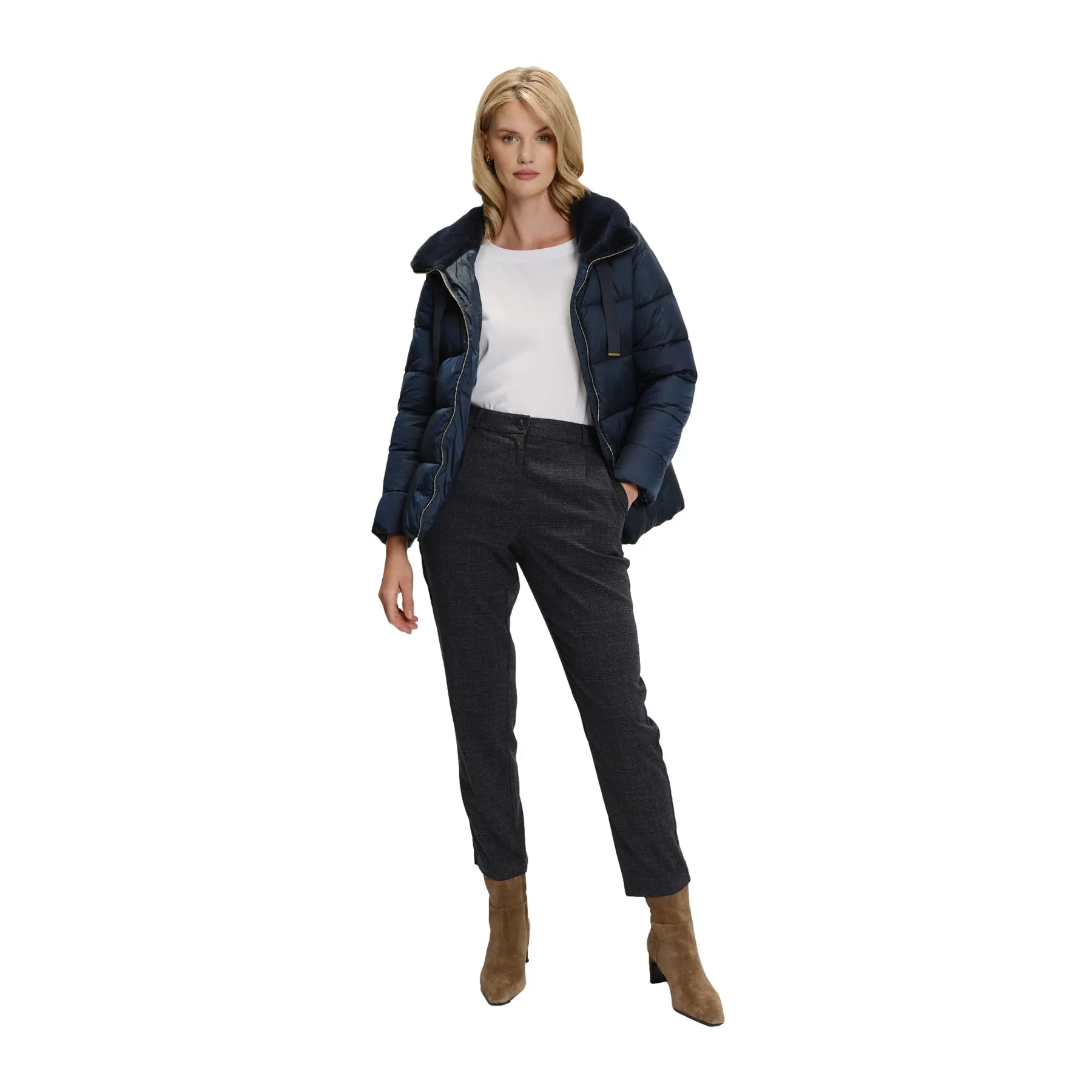 Pantaloni a quadretti donna