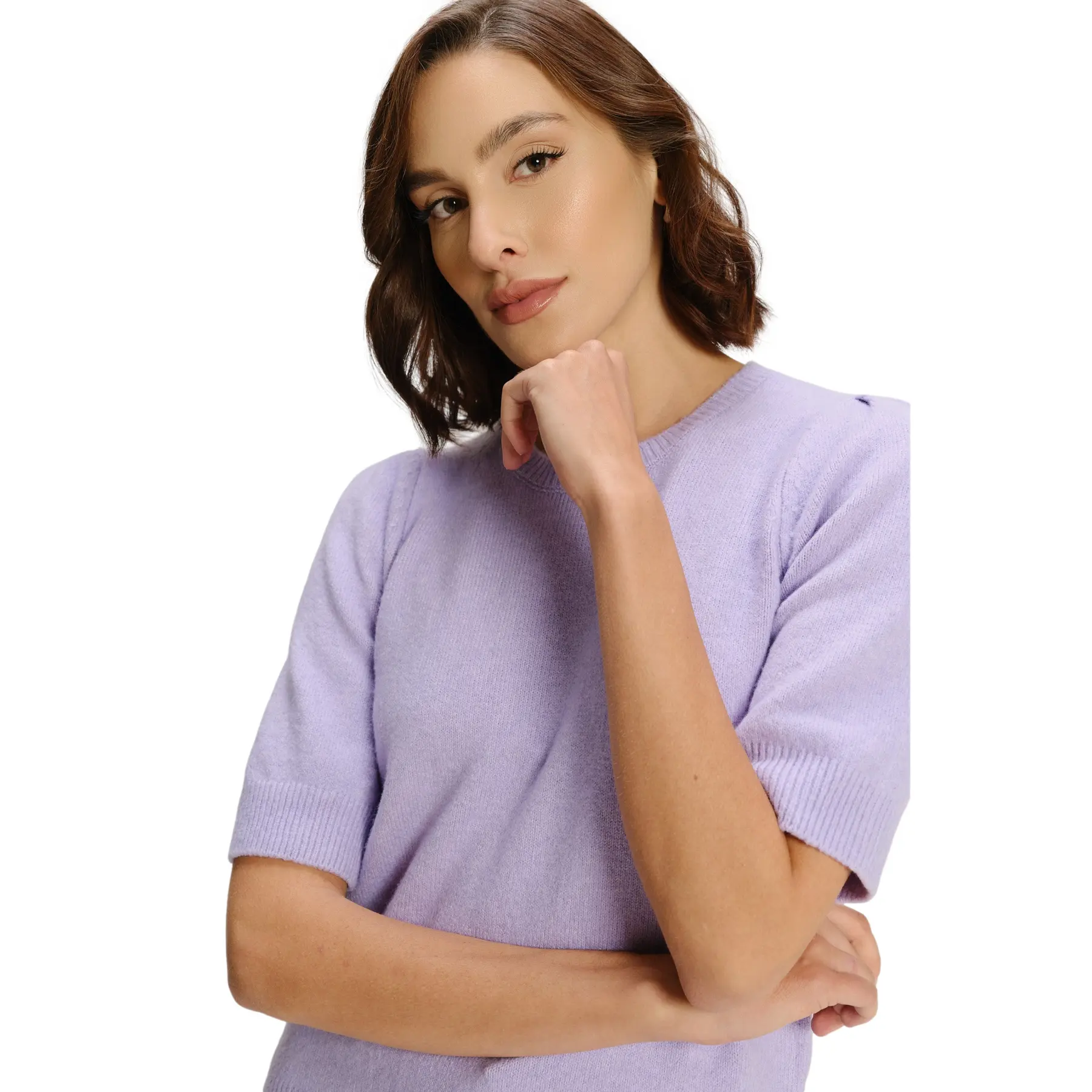 Maglione donna con maniche a 3/4