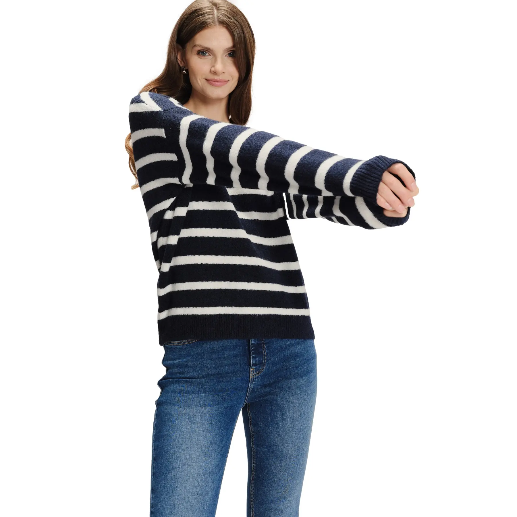 Maglione col V donna