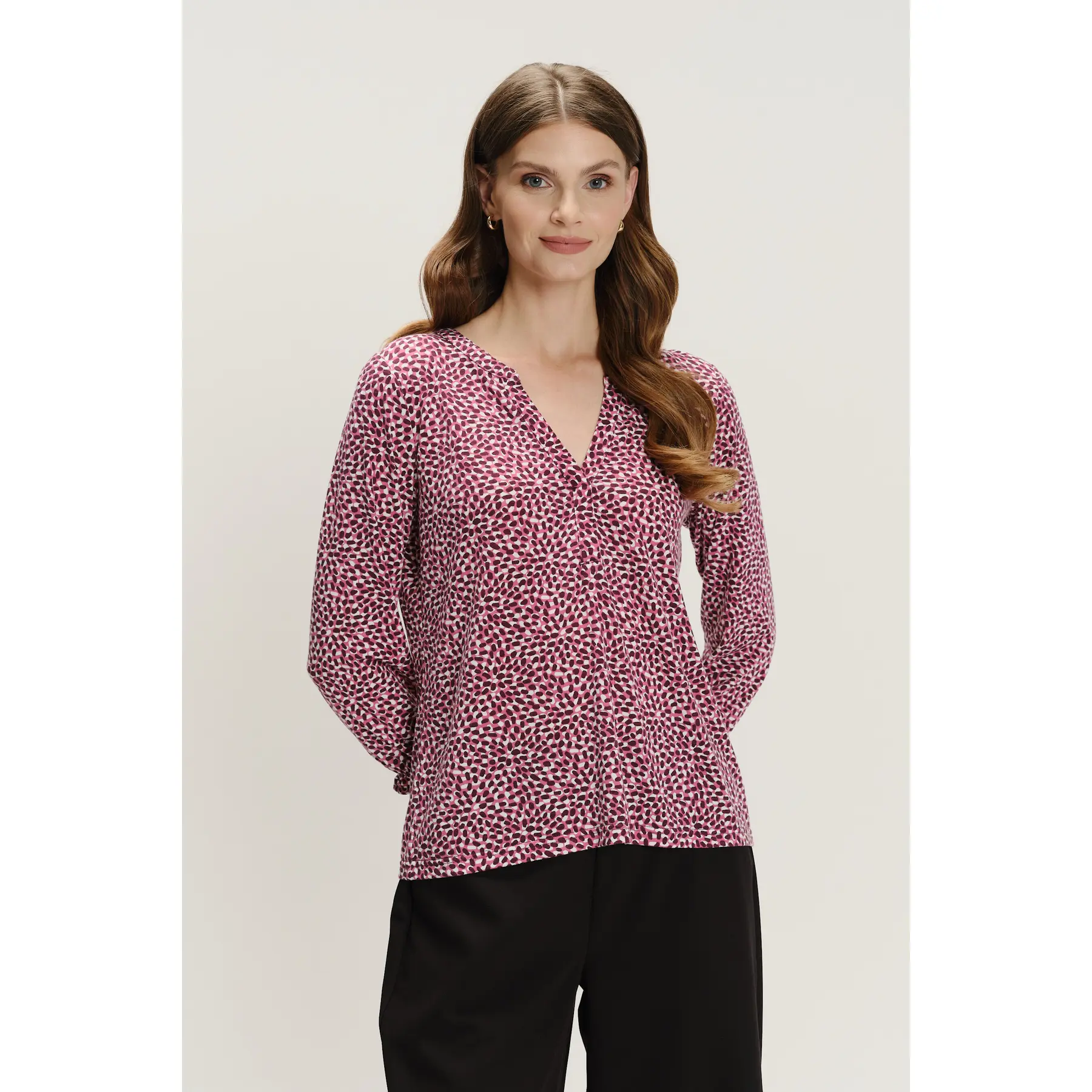 Bluse mit Blumenmuster Damen Greenpoint