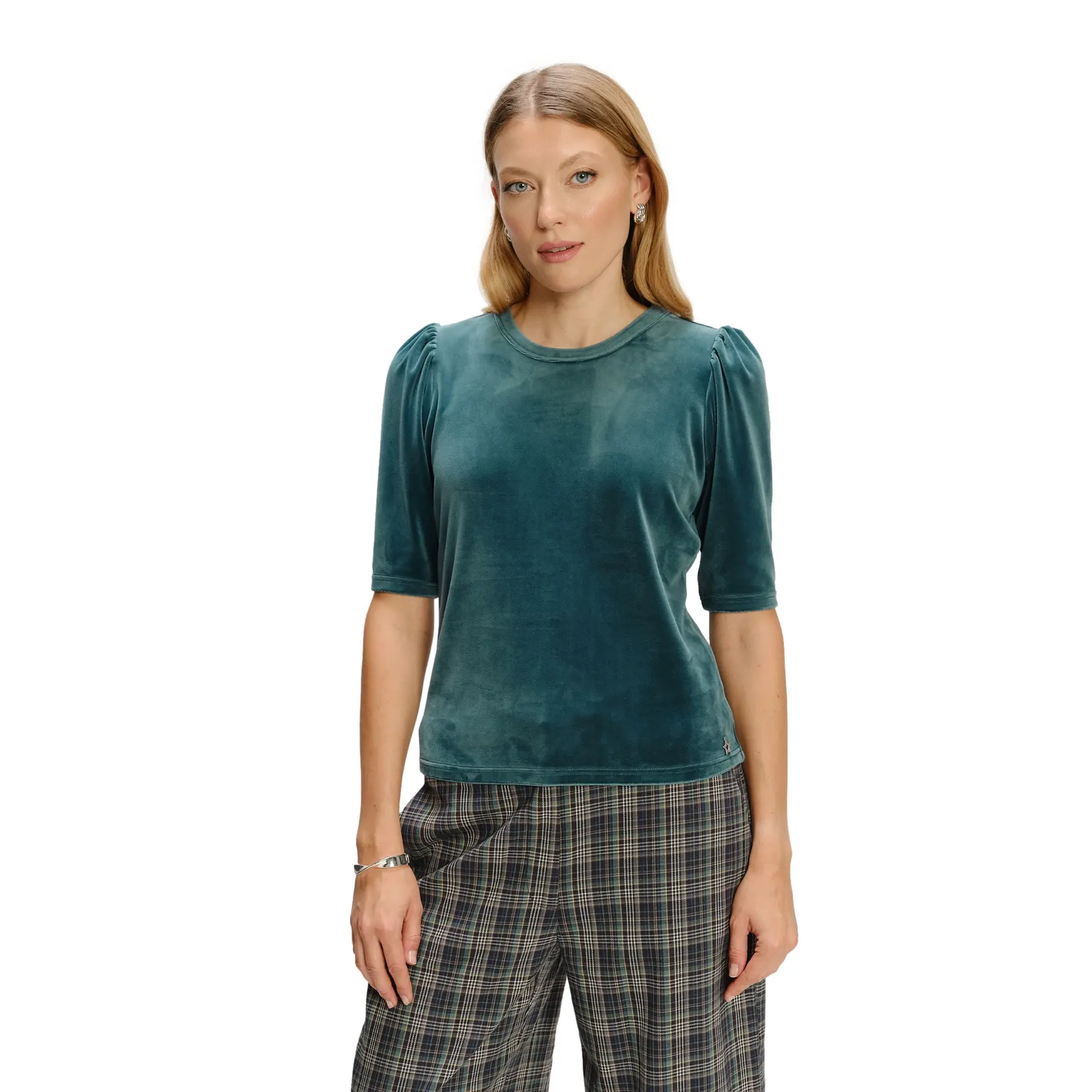 Damen T-Shirt mit Puffärmeln Greenpoint