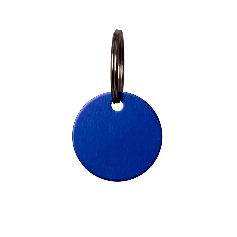 Grooming Deluxe Bleu Round Engraving Medal