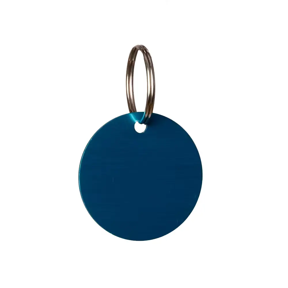 Grooming Deluxe Bleu Round Engraving Medal