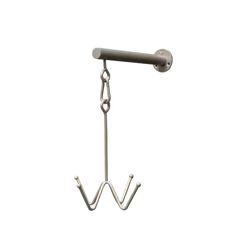 Porte-bridon per cavallo a 4 braccia da fissare al muro Grooming Deluxe