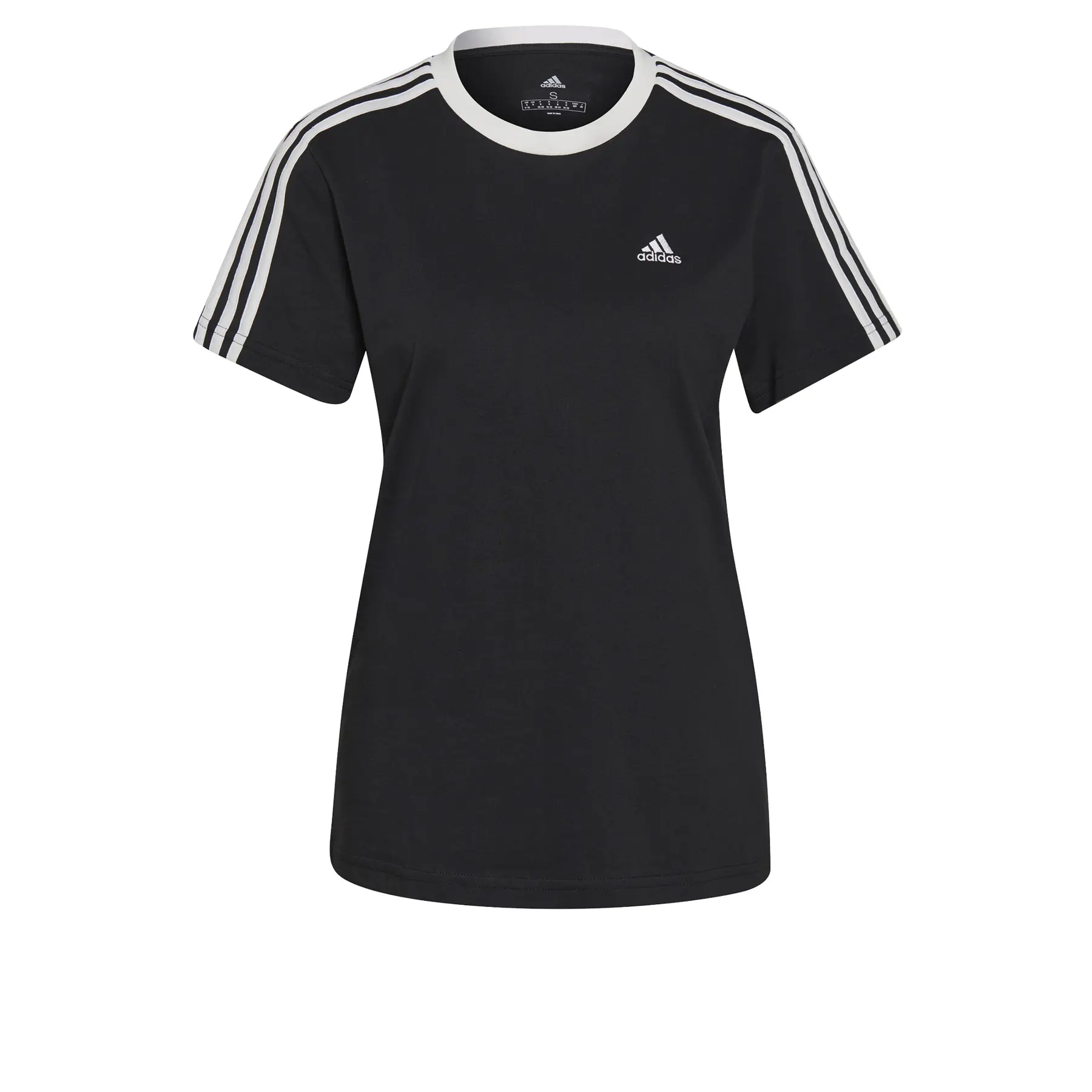 Adidas Femme T-shirt Essentials, Noir, Taille L