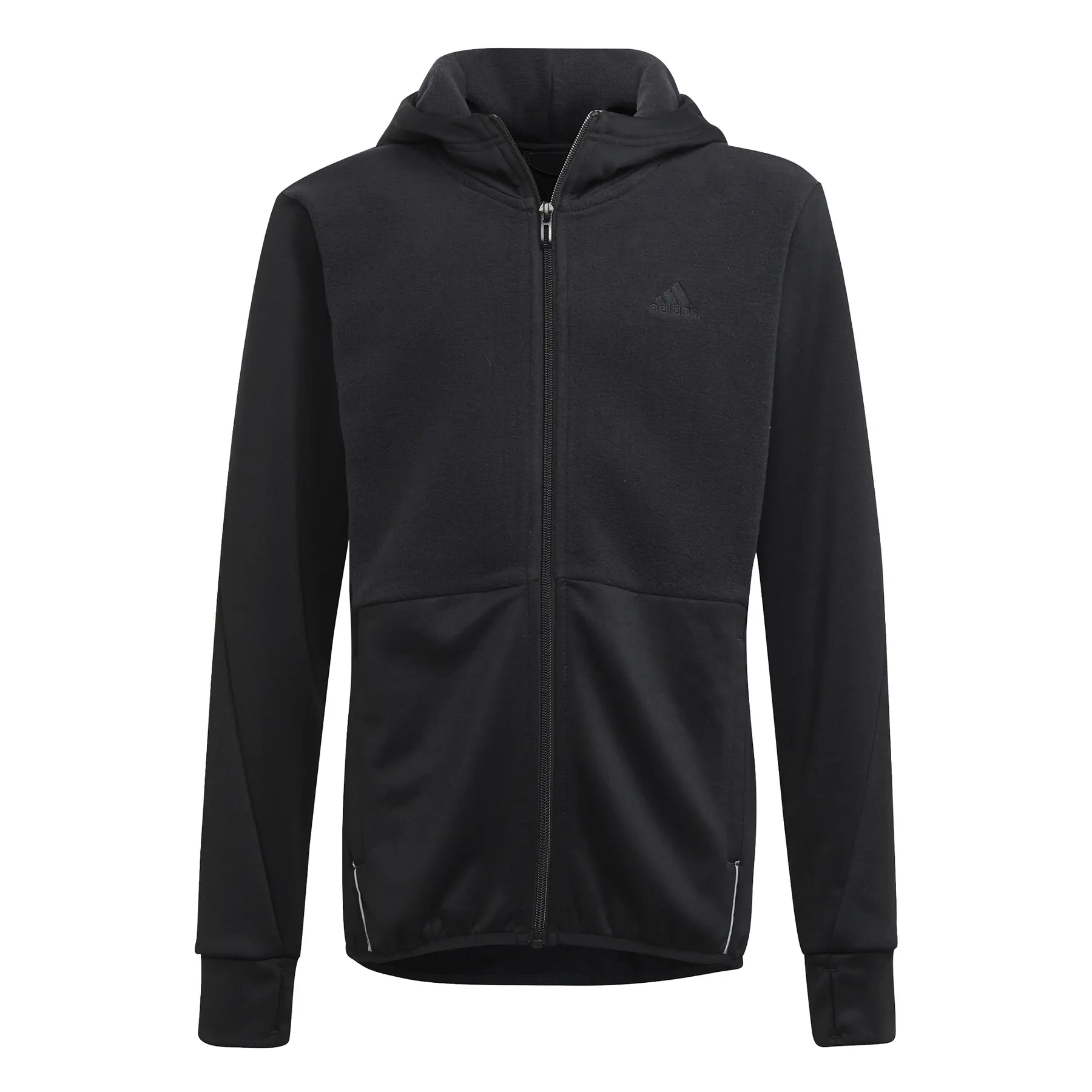 Adidas Sweat à capuche enfant Designed to Move Fleece (Gender Neutral), Noir, Taille 9/10 ans