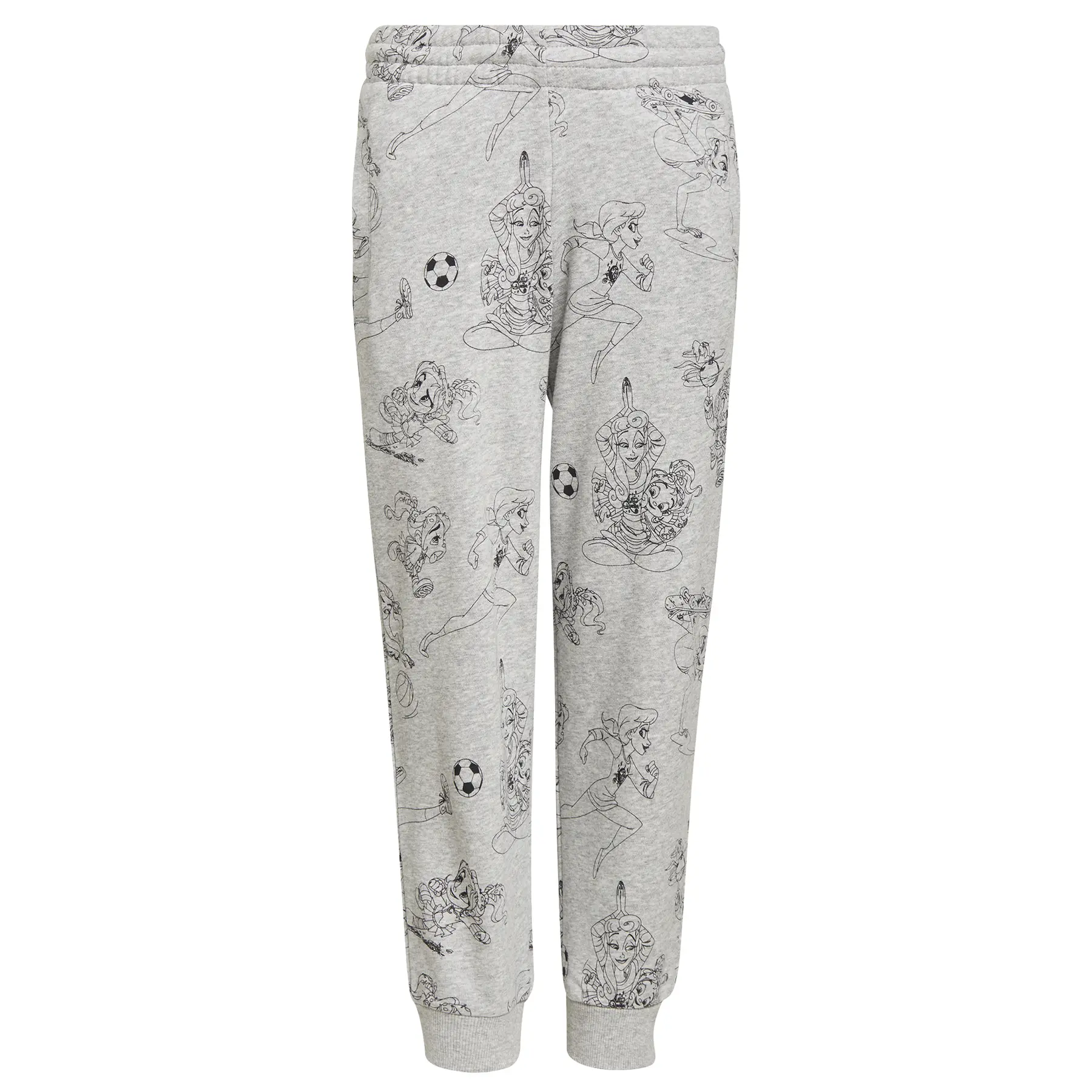 Adidas Pantalon enfant Disney Comfy Princesses, Gris, Taille 8/9 ans