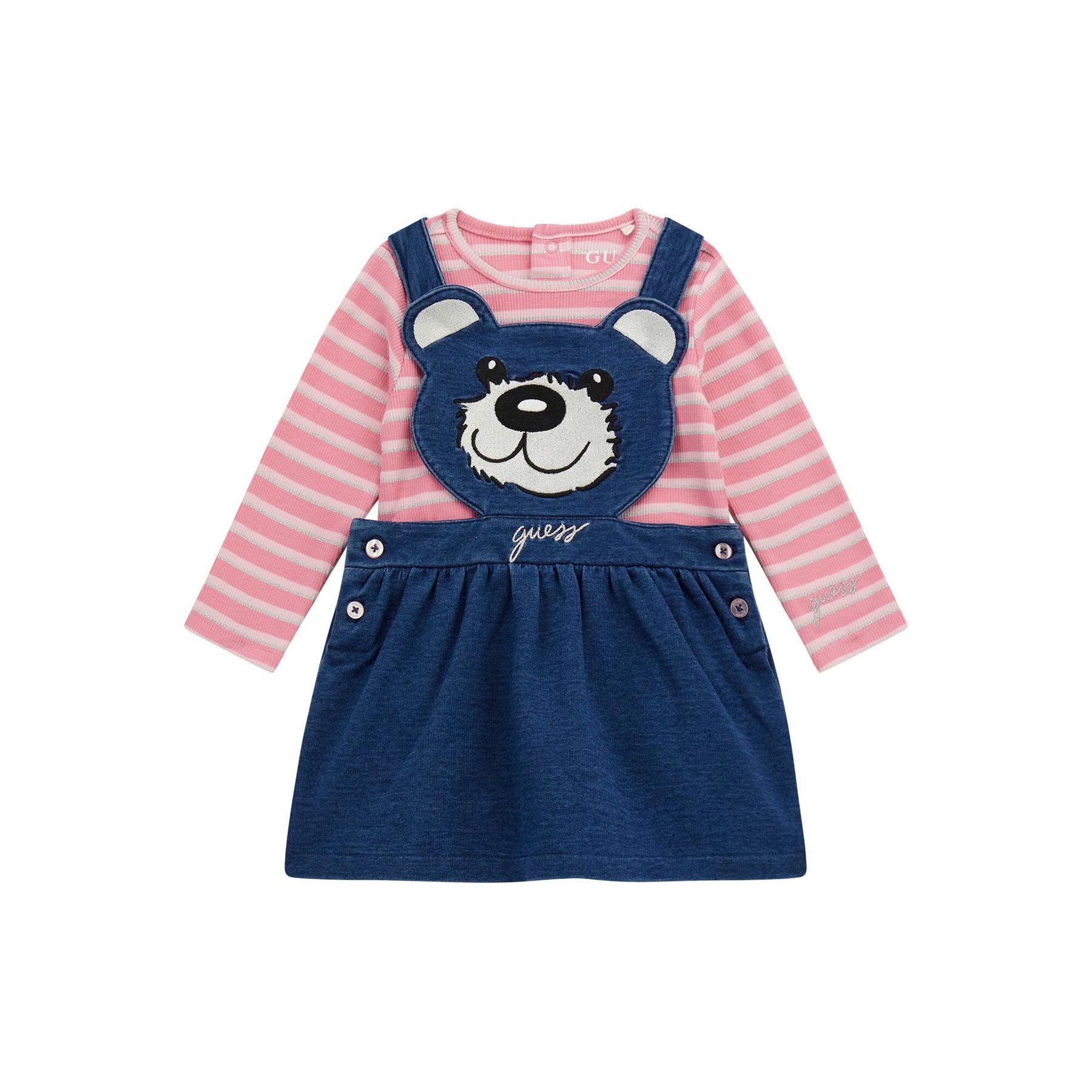 7620837782943 - Langarm-Body-Set und Rock für Baby-Mädchen Guess