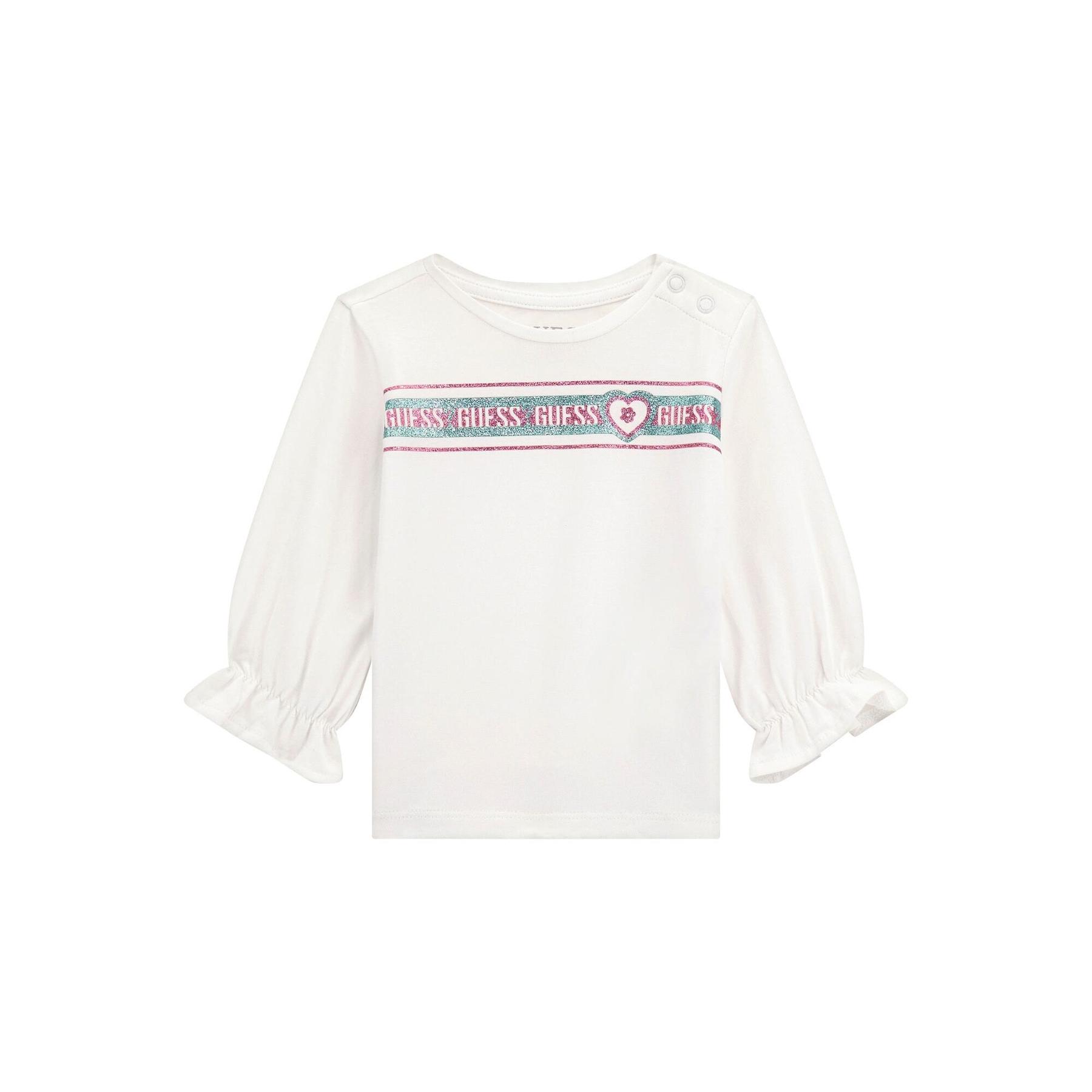 7620837675108 - Langarm-T-Shirt mit dreieckigem Logo für Mädchen Guess 7620837675108 - Langarm-T-Shirt mit dreieckigem Logo für Mädchen Guess